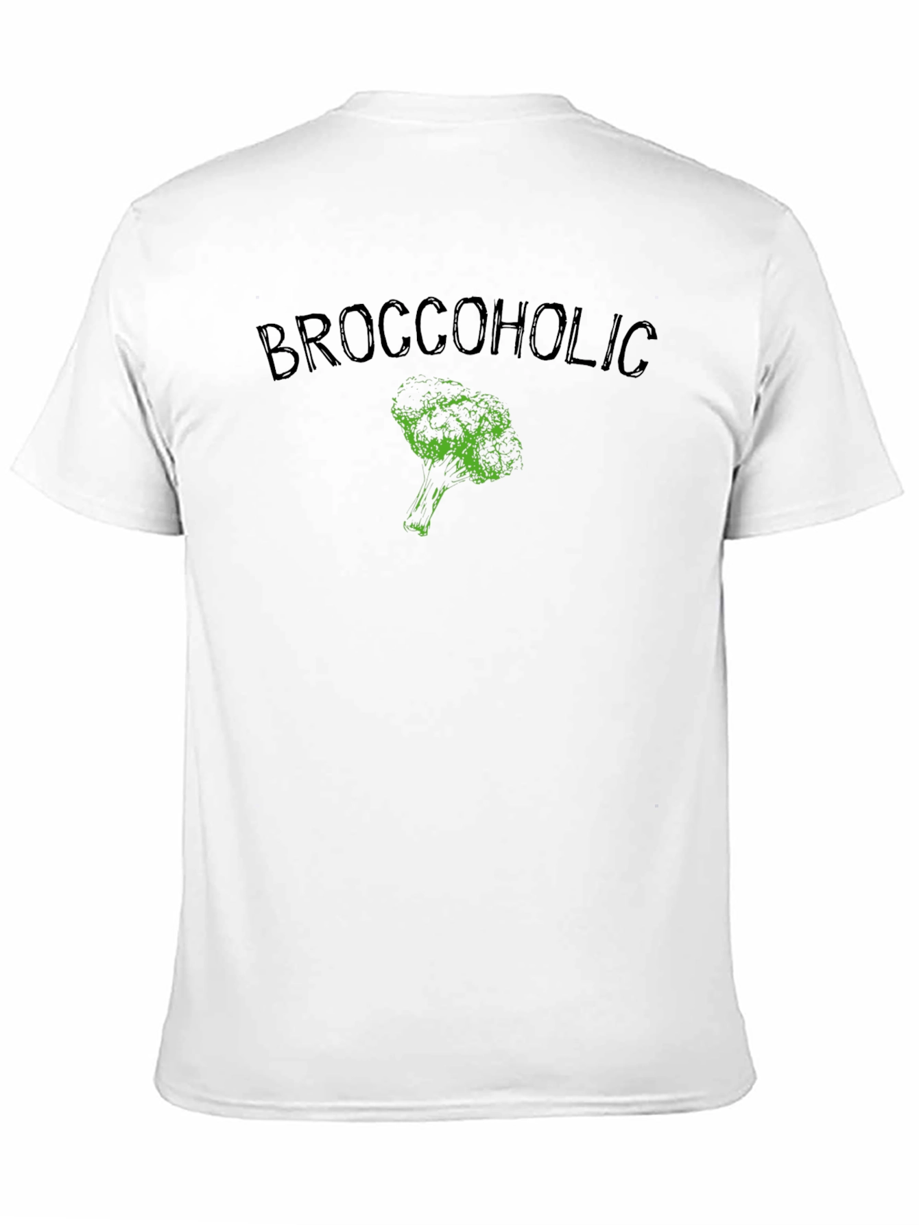 Broccoholic Graphic Tee - Funny Broccoli Lover Shirt