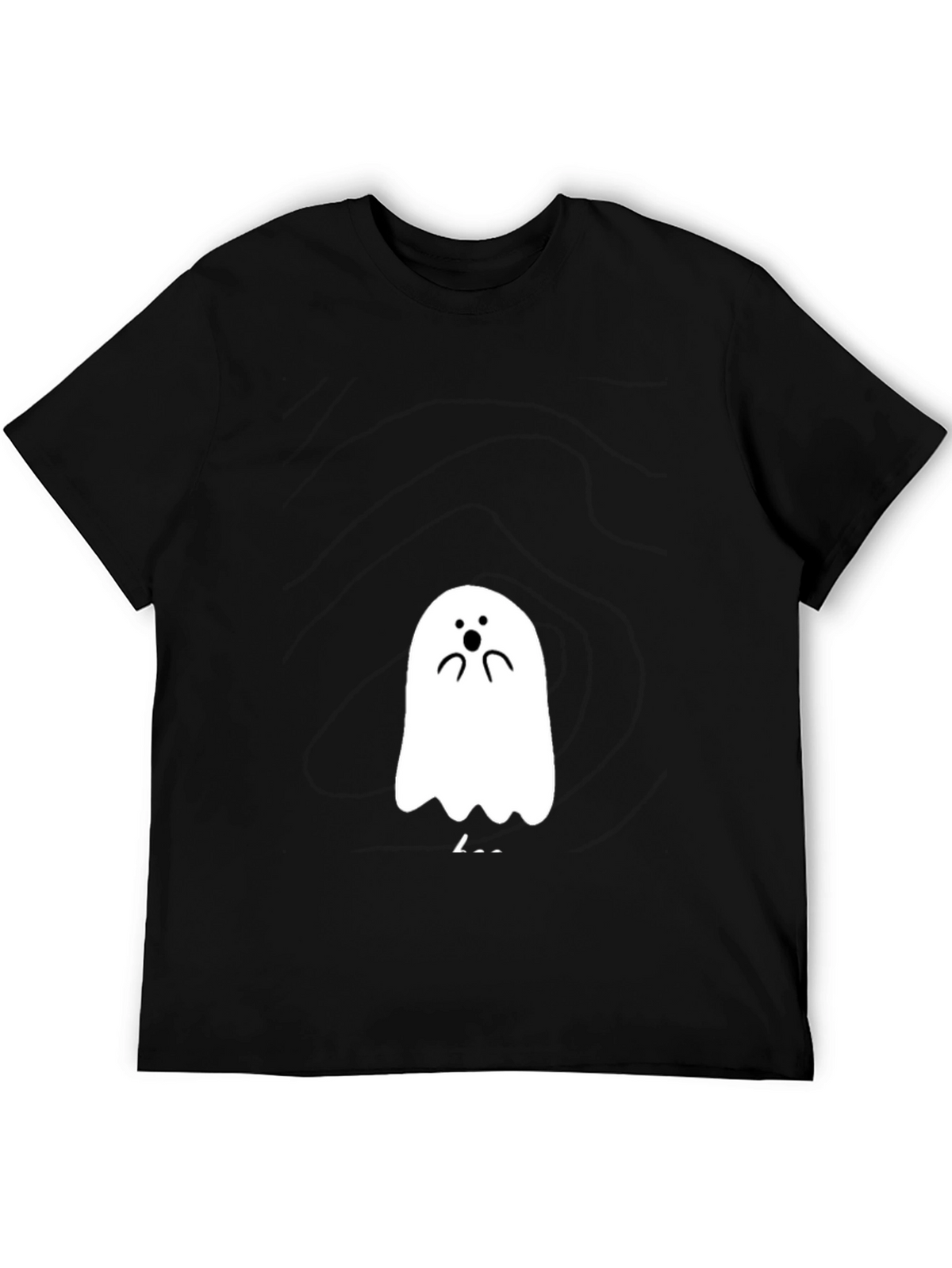 Cute Ghost Graphic Tee - Halloween Shirt