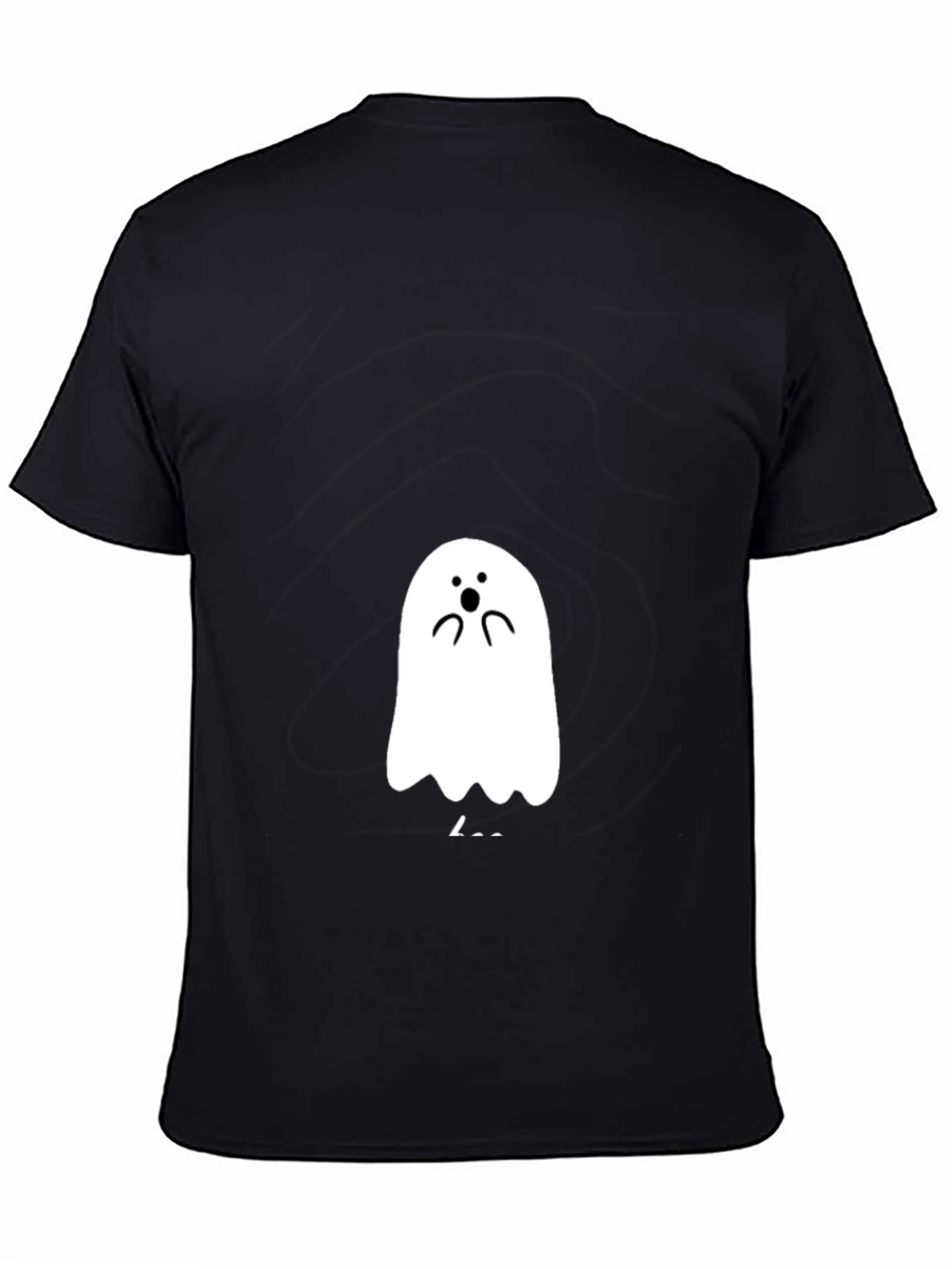 Cute Ghost Graphic Tee - Halloween Shirt