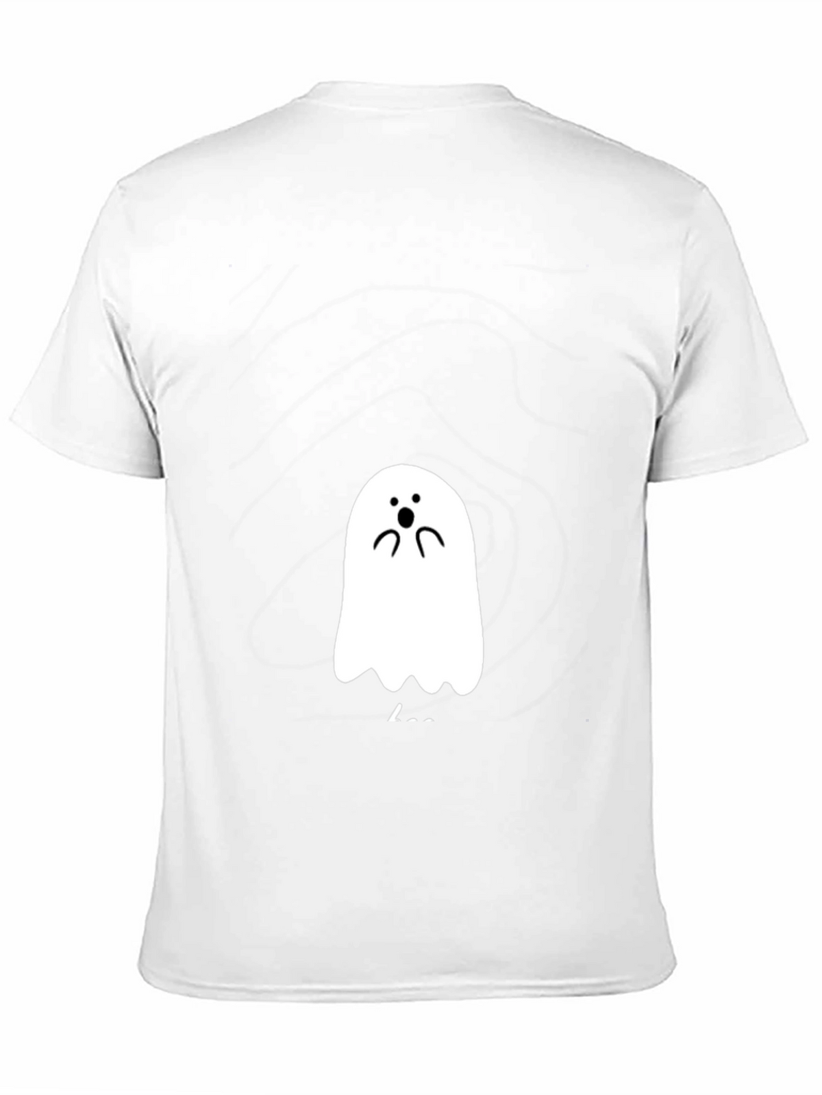 Cute Ghost Graphic Tee - Halloween Shirt