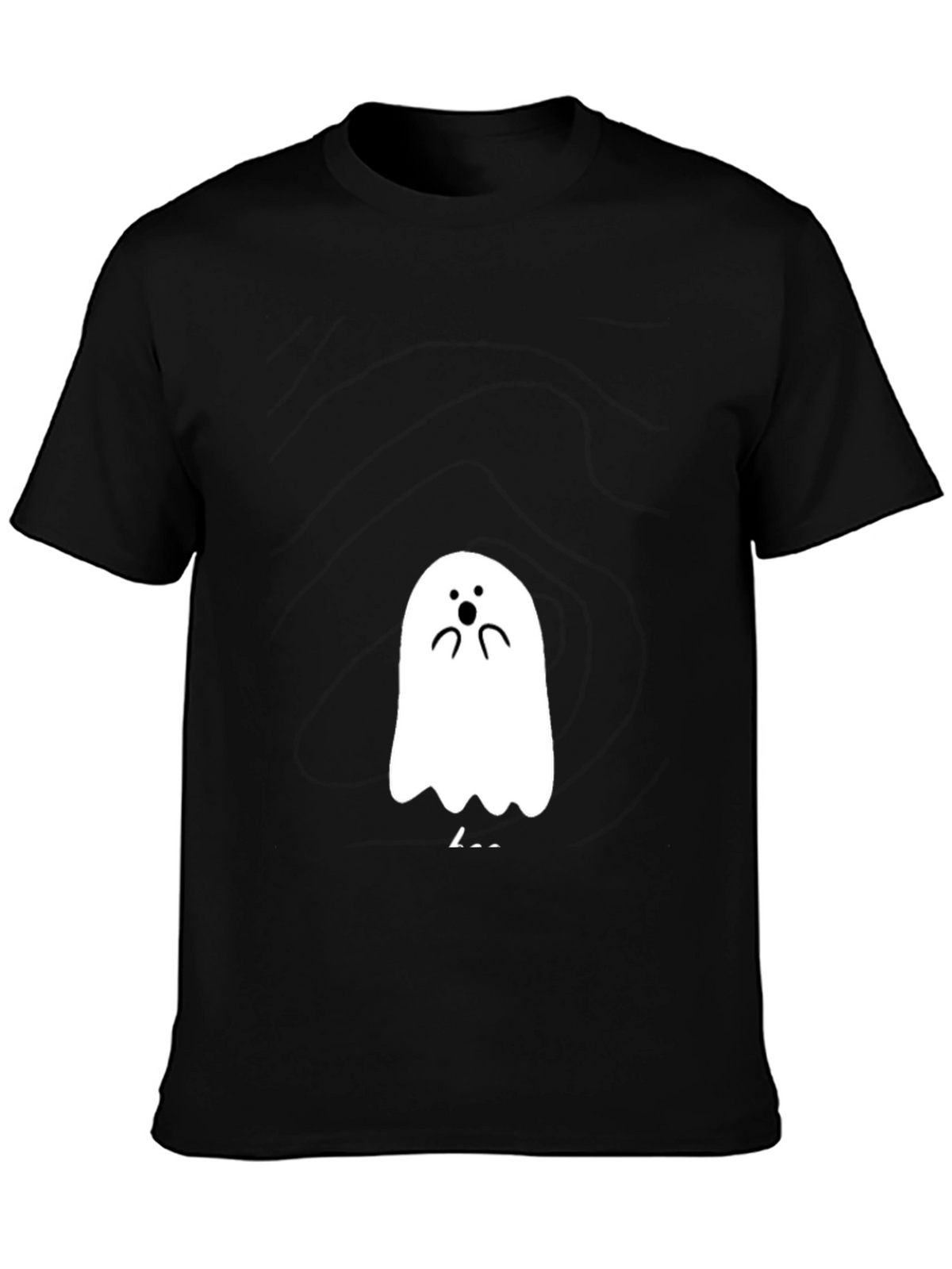 Cute Ghost Graphic Tee - Halloween Shirt