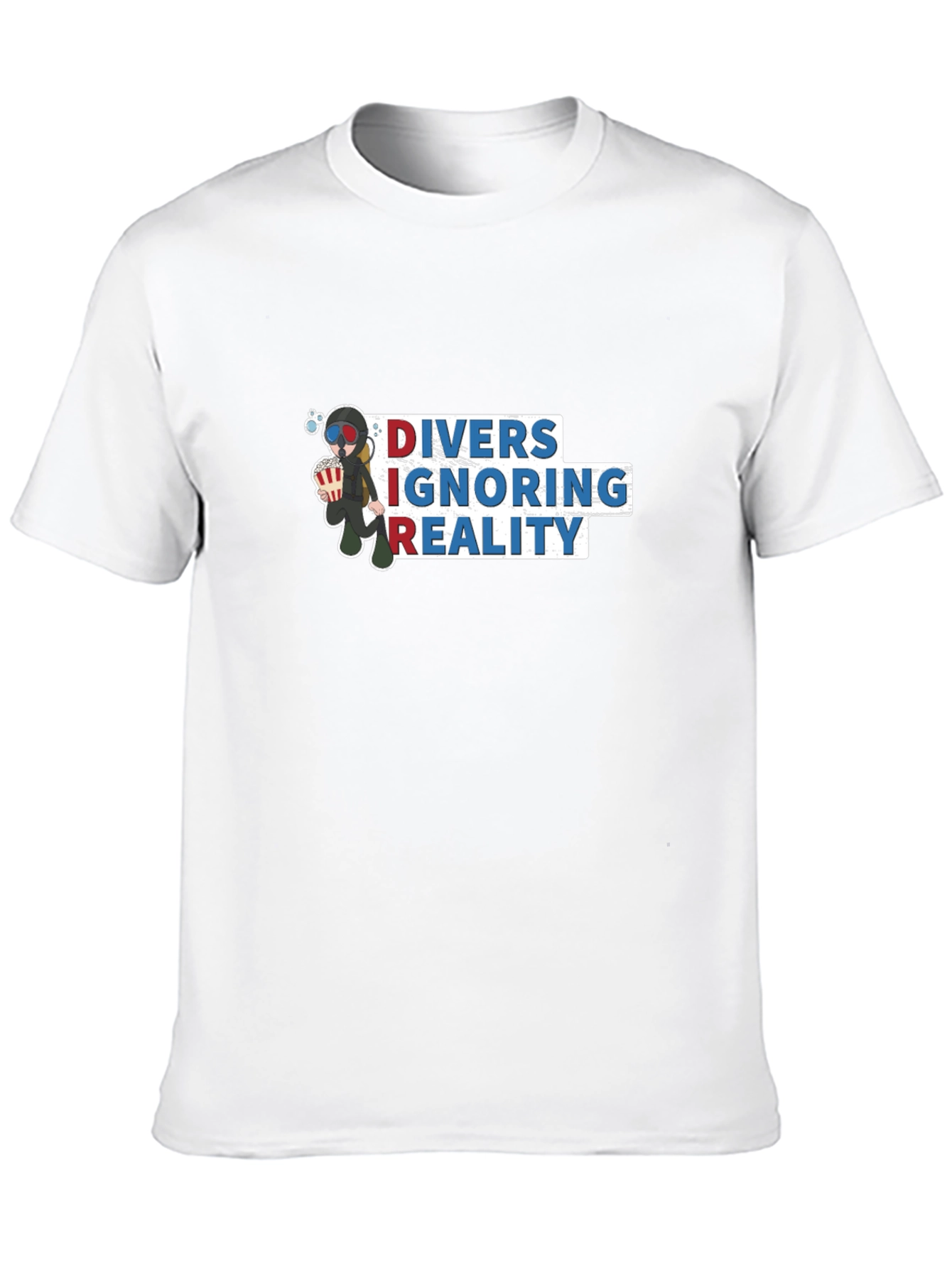 DIVERS IGNORING REALITY T-Shirt Black