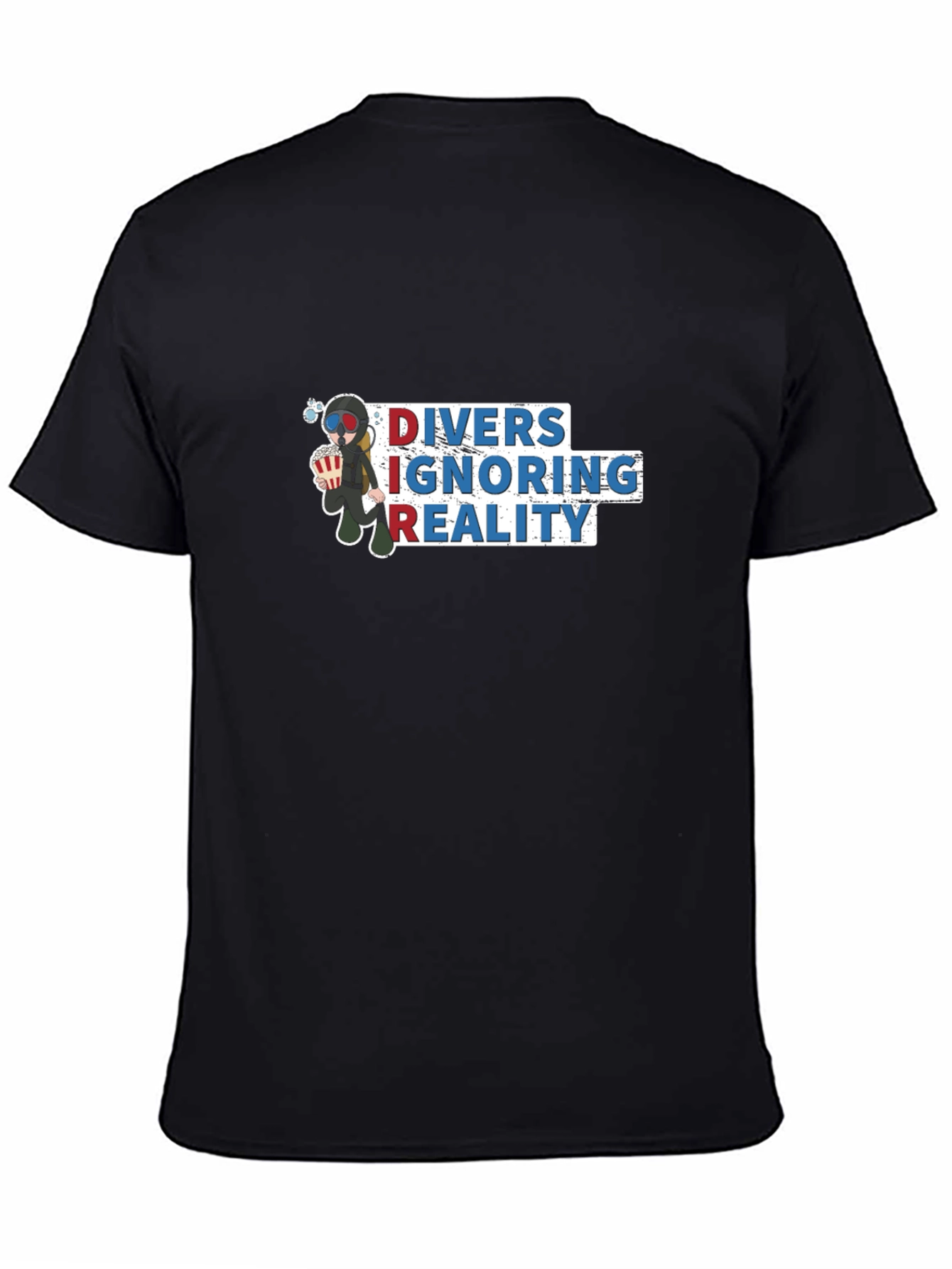 DIVERS IGNORING REALITY T-Shirt Black