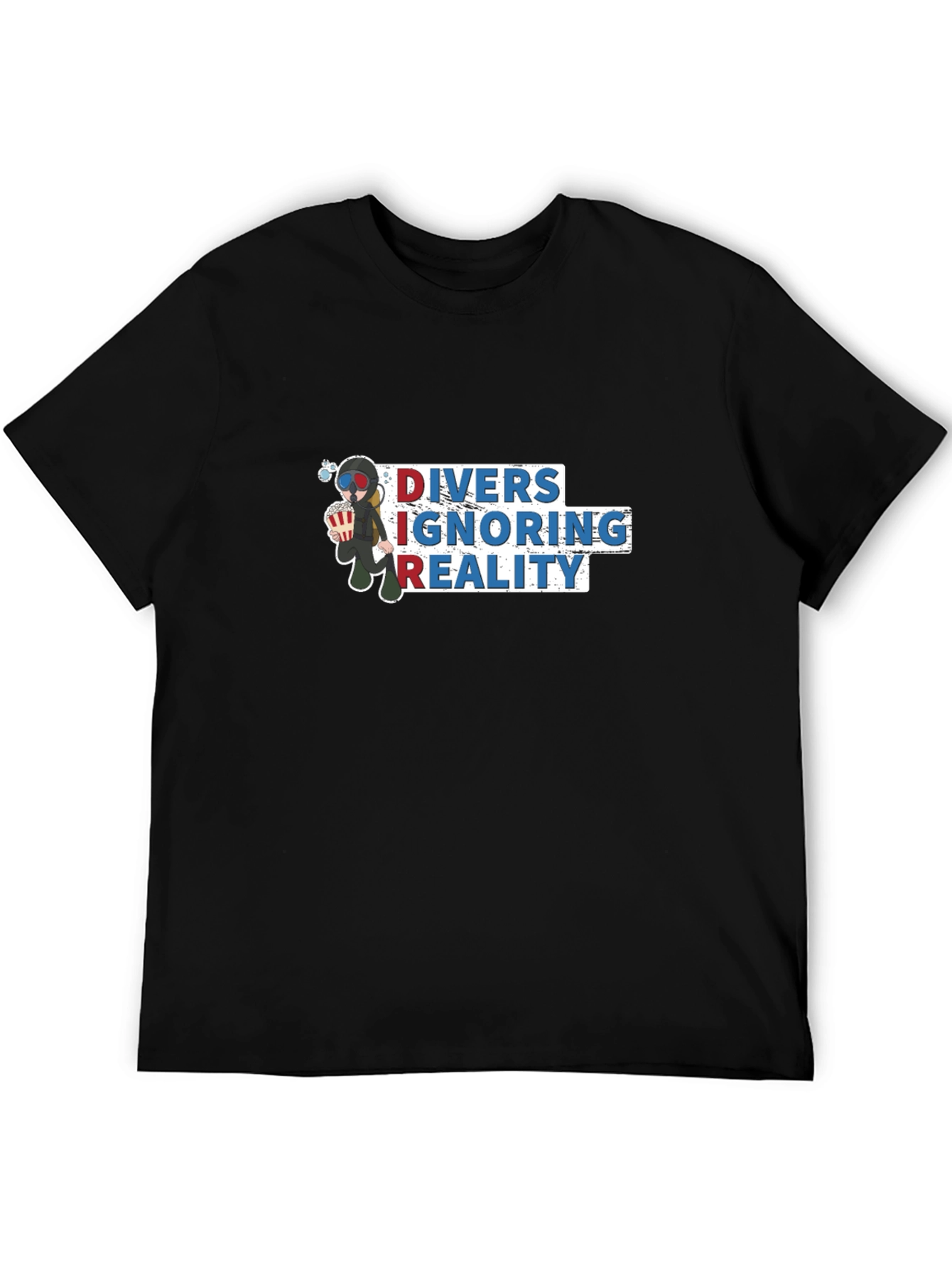 DIVERS IGNORING REALITY T-Shirt Black