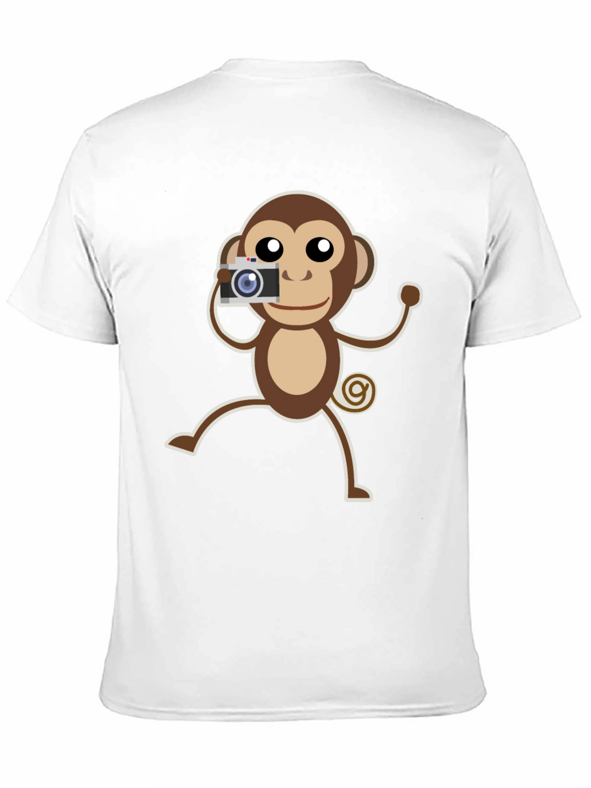 Monkey Photographer Graphic T-Shirt