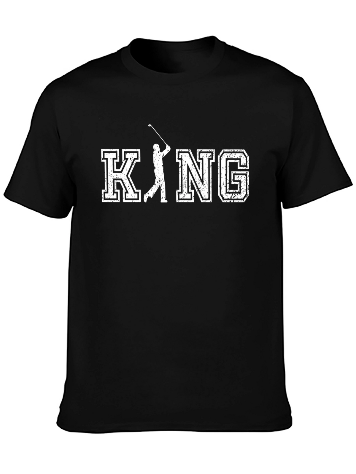 Golf King Graphic Tee - Premium Cotton Blend