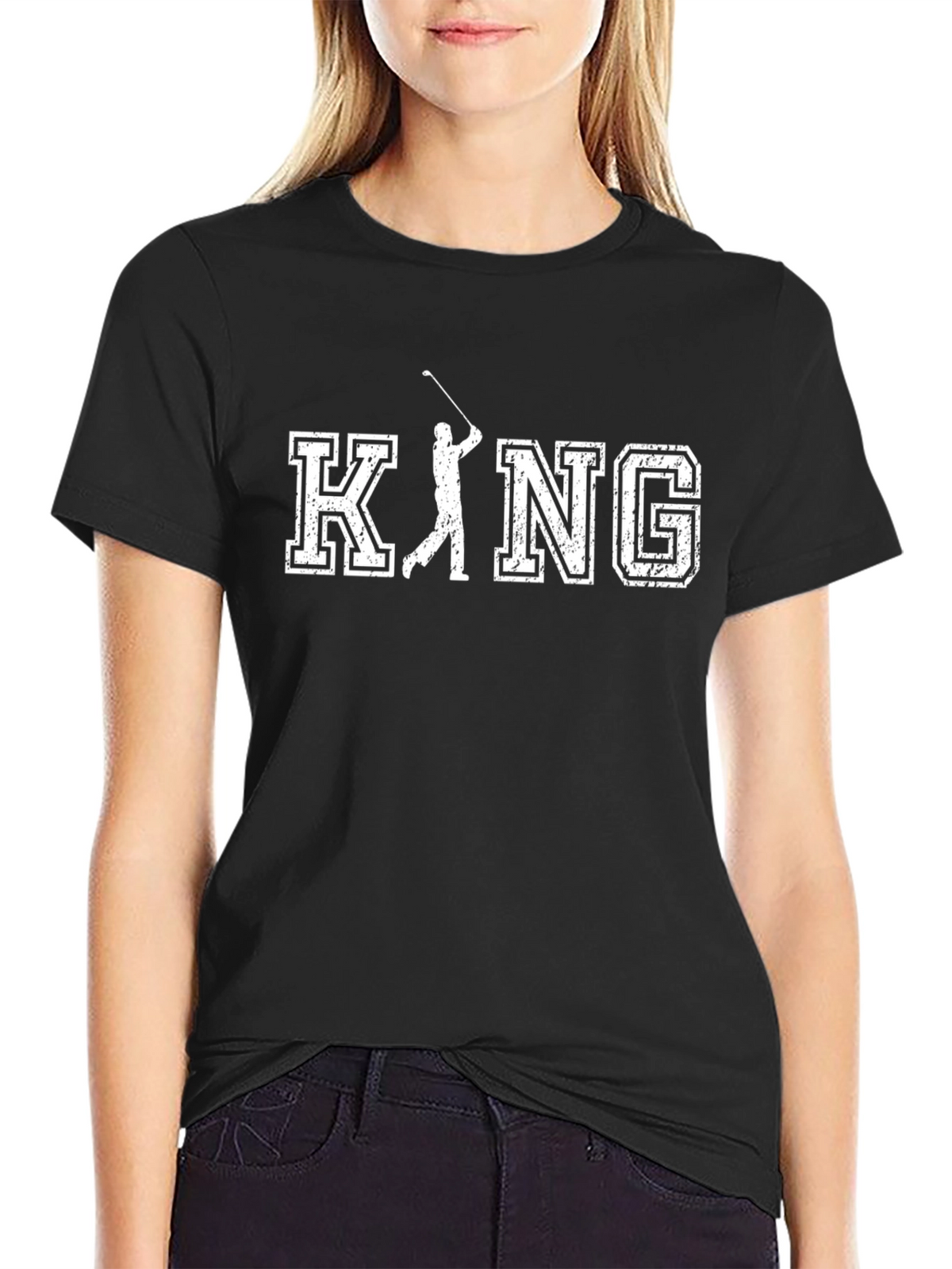 Golf King Graphic Tee - Premium Cotton Blend