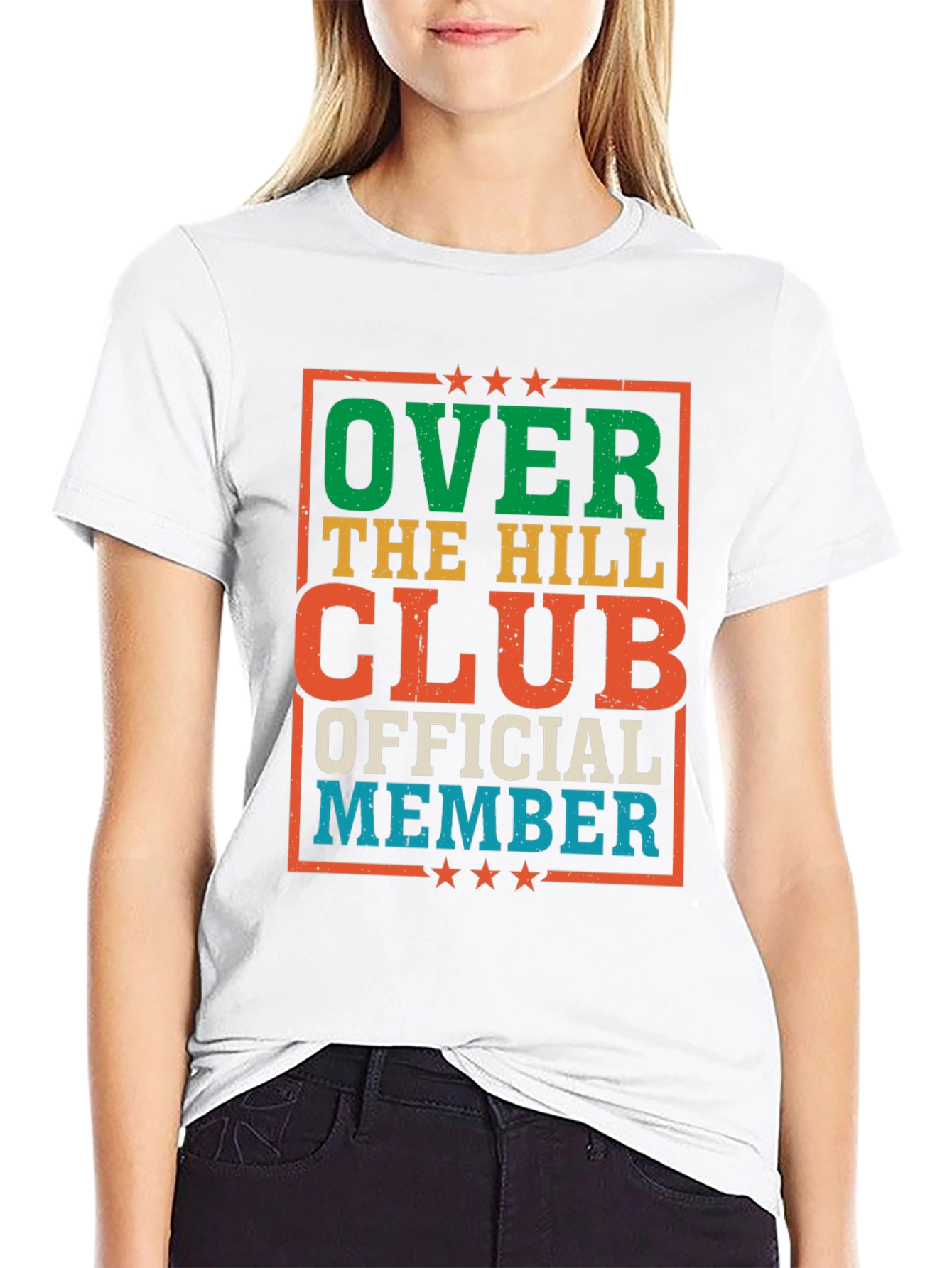 Over The Hill Club Official Member Graphic Tee