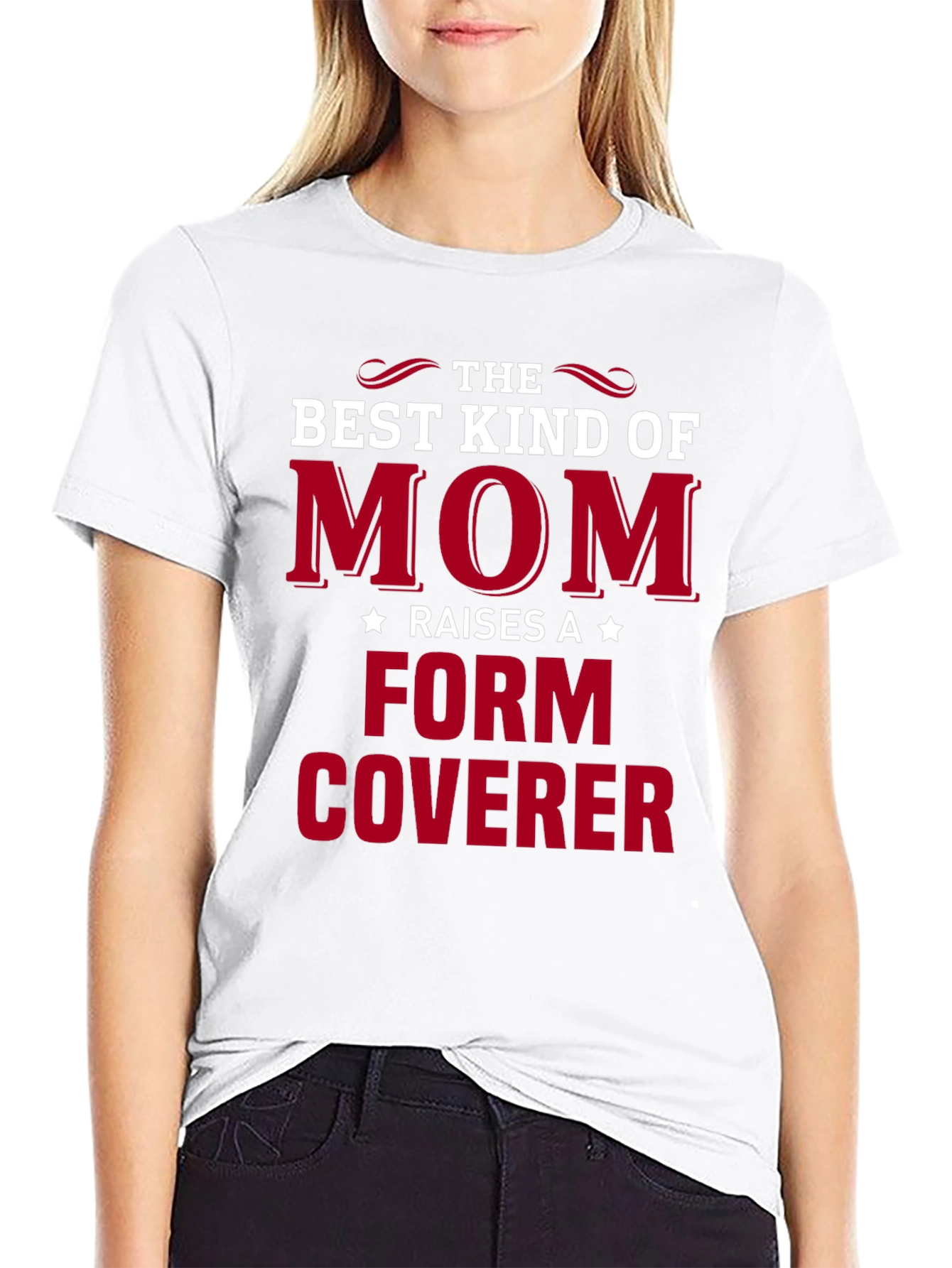 Best Kind of Mom Form Coverer Graphic Tee