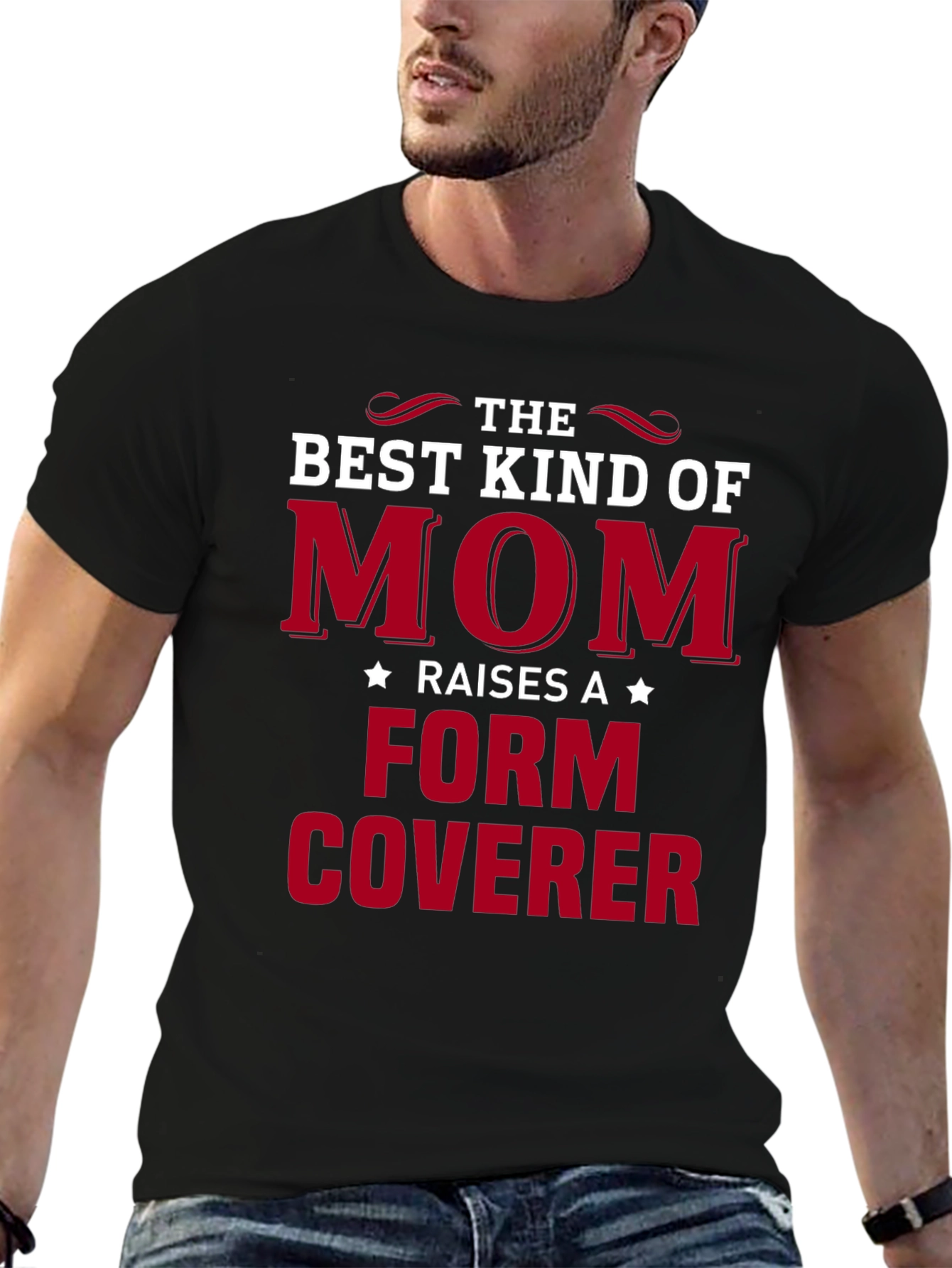 Best Kind of Mom Form Coverer Graphic Tee