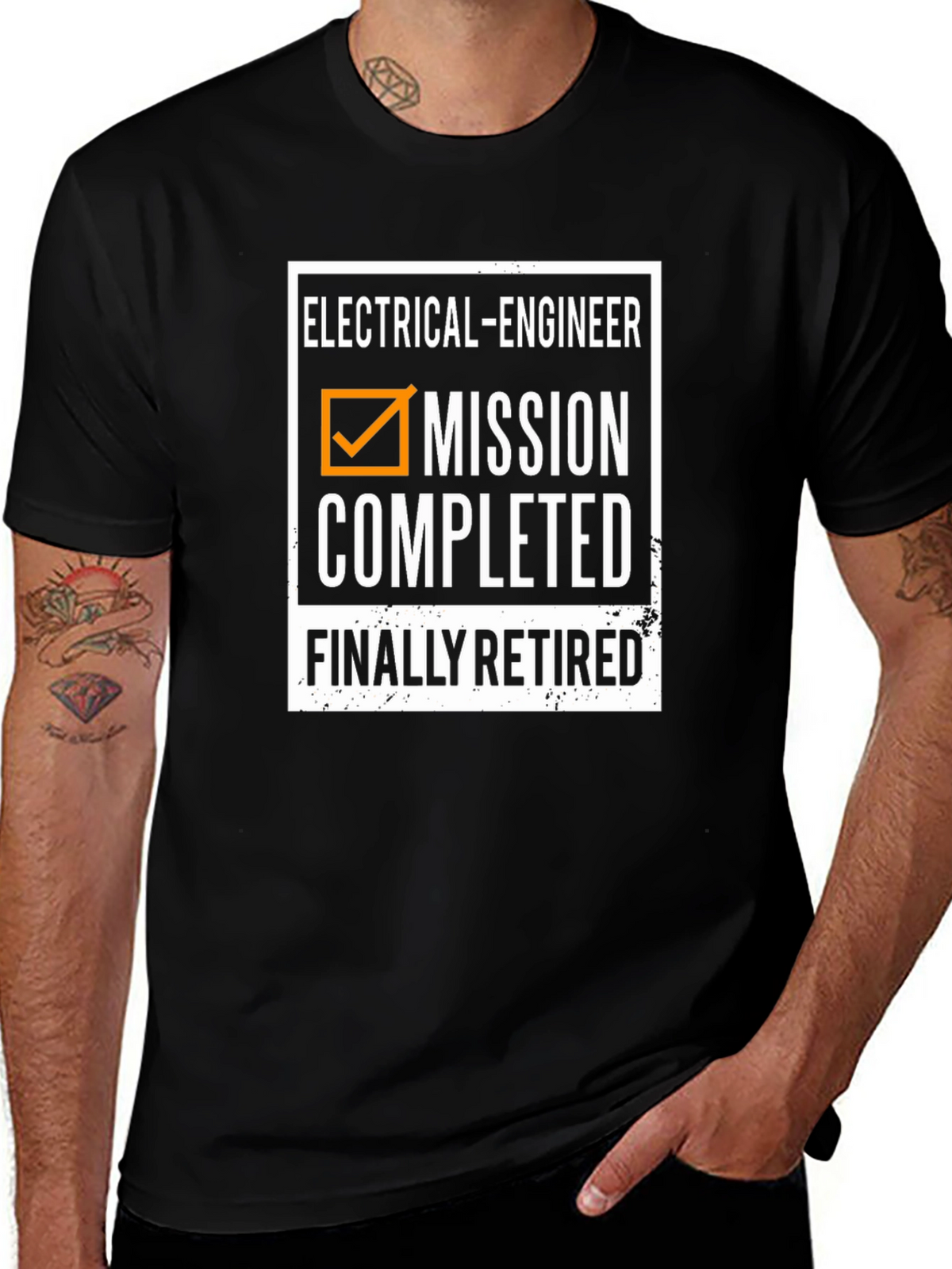 Electrical Engineer Retirement T-Shirt - Mission Completed