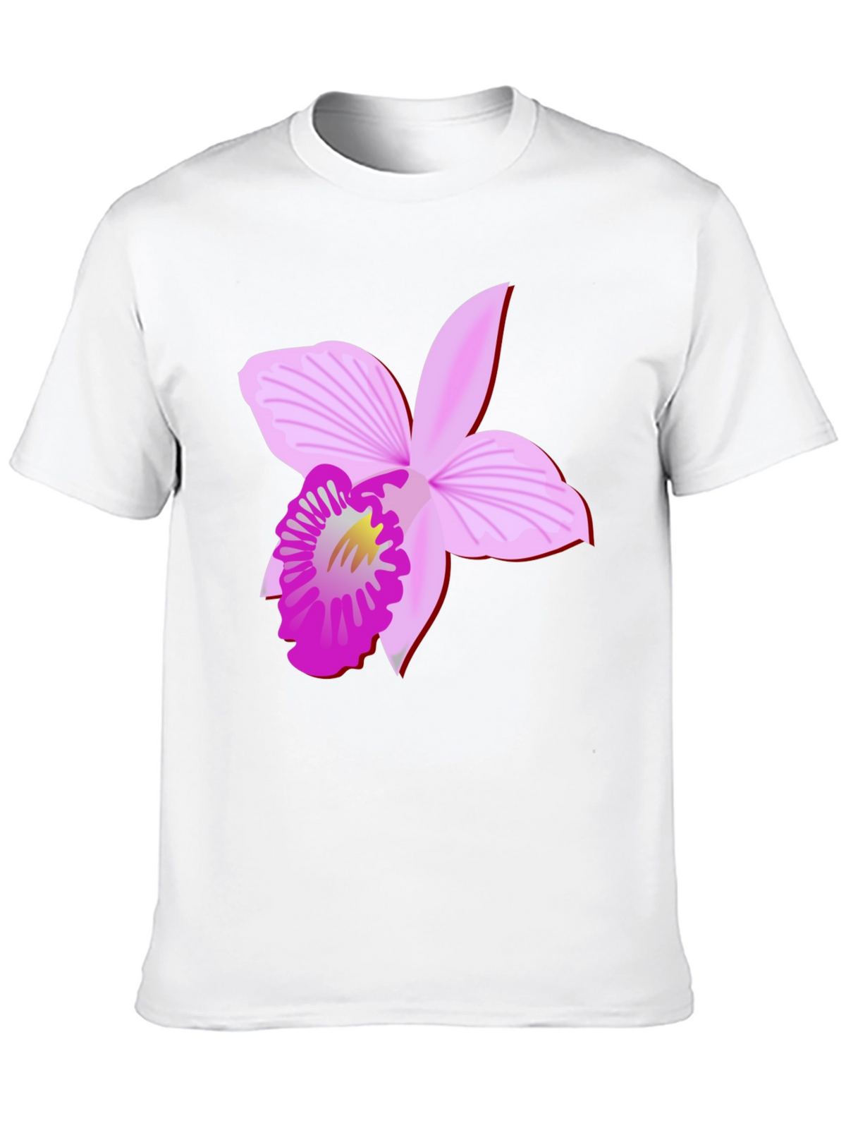 Orchid Graphic Black Tee