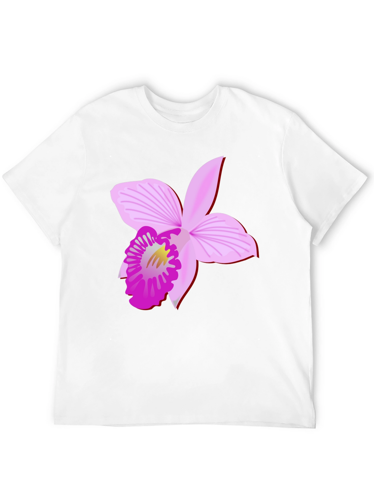 Orchid Graphic Black Tee