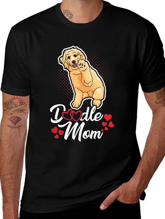 Doodle Mom T-Shirt - Cute Dog Lover Tee