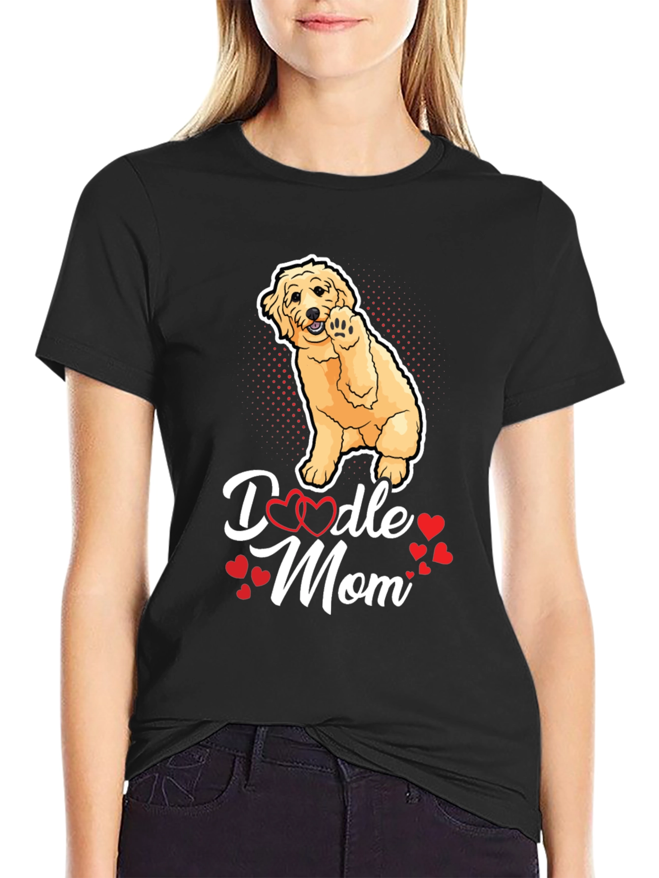 Doodle Mom T-Shirt - Cute Dog Lover Tee