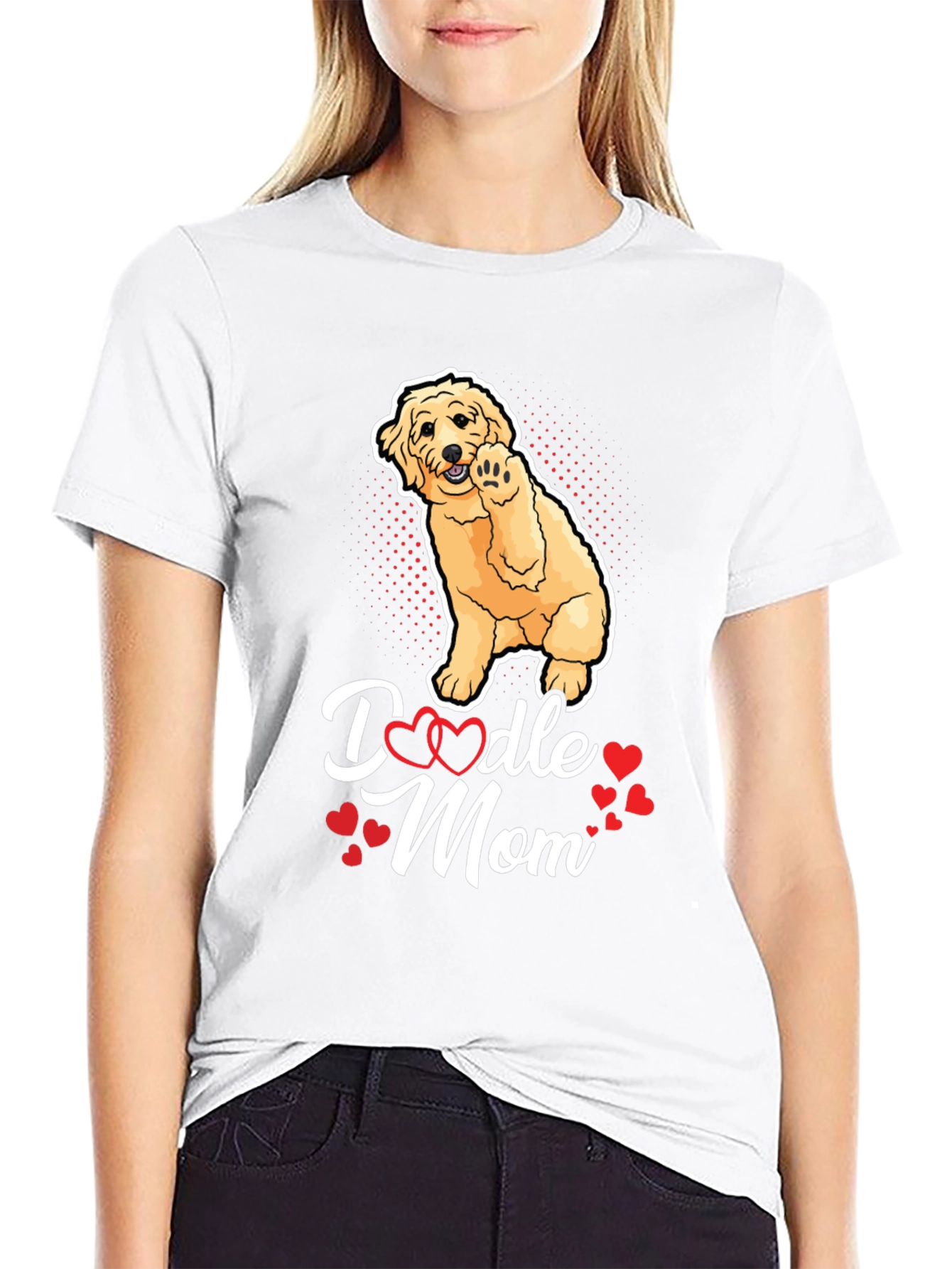Doodle Mom T-Shirt - Cute Dog Lover Tee