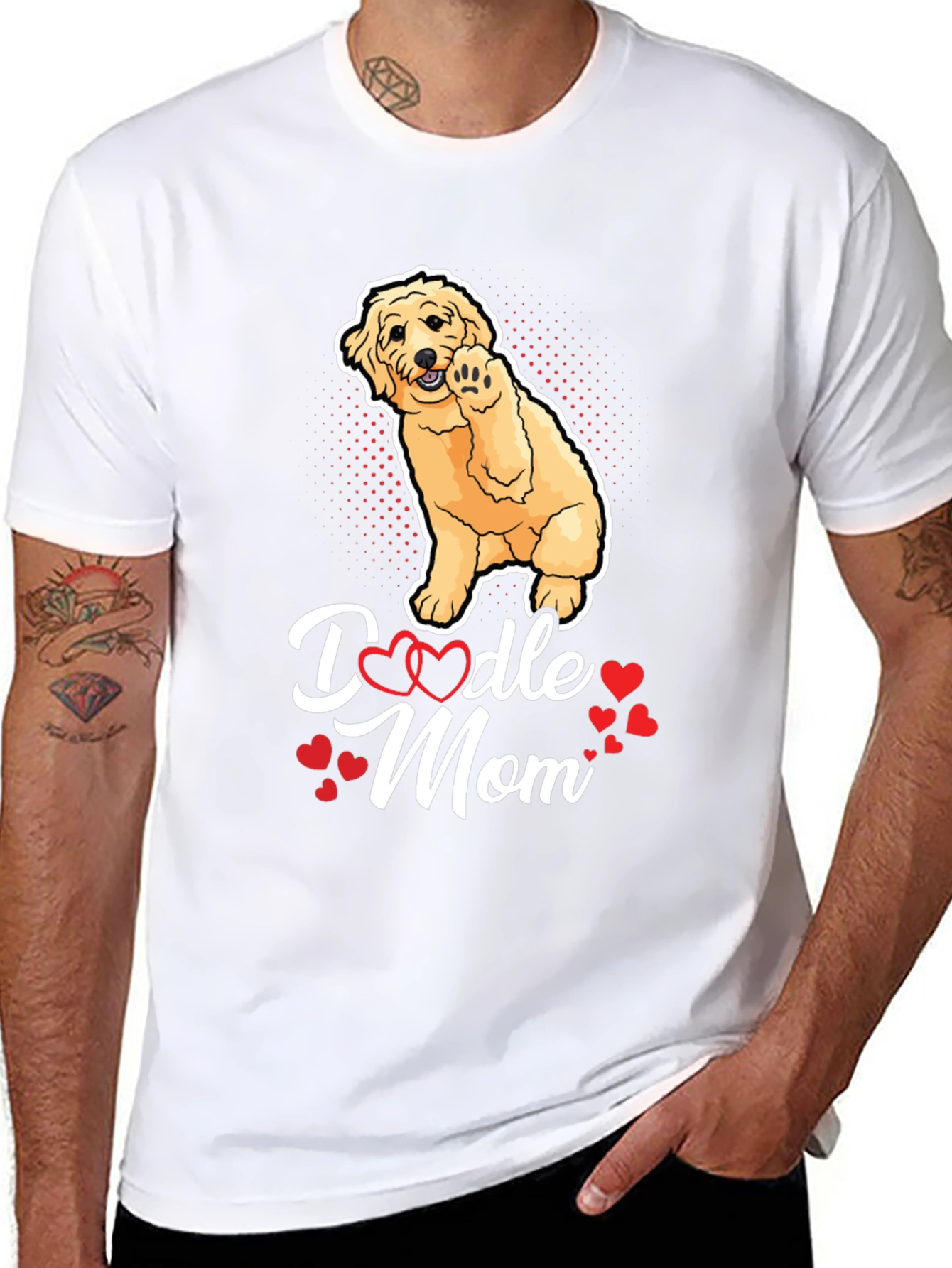 Doodle Mom T-Shirt - Cute Dog Lover Tee