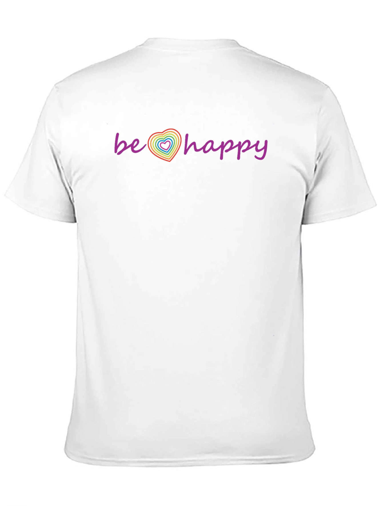 Be Happy Pride Heart T-Shirt