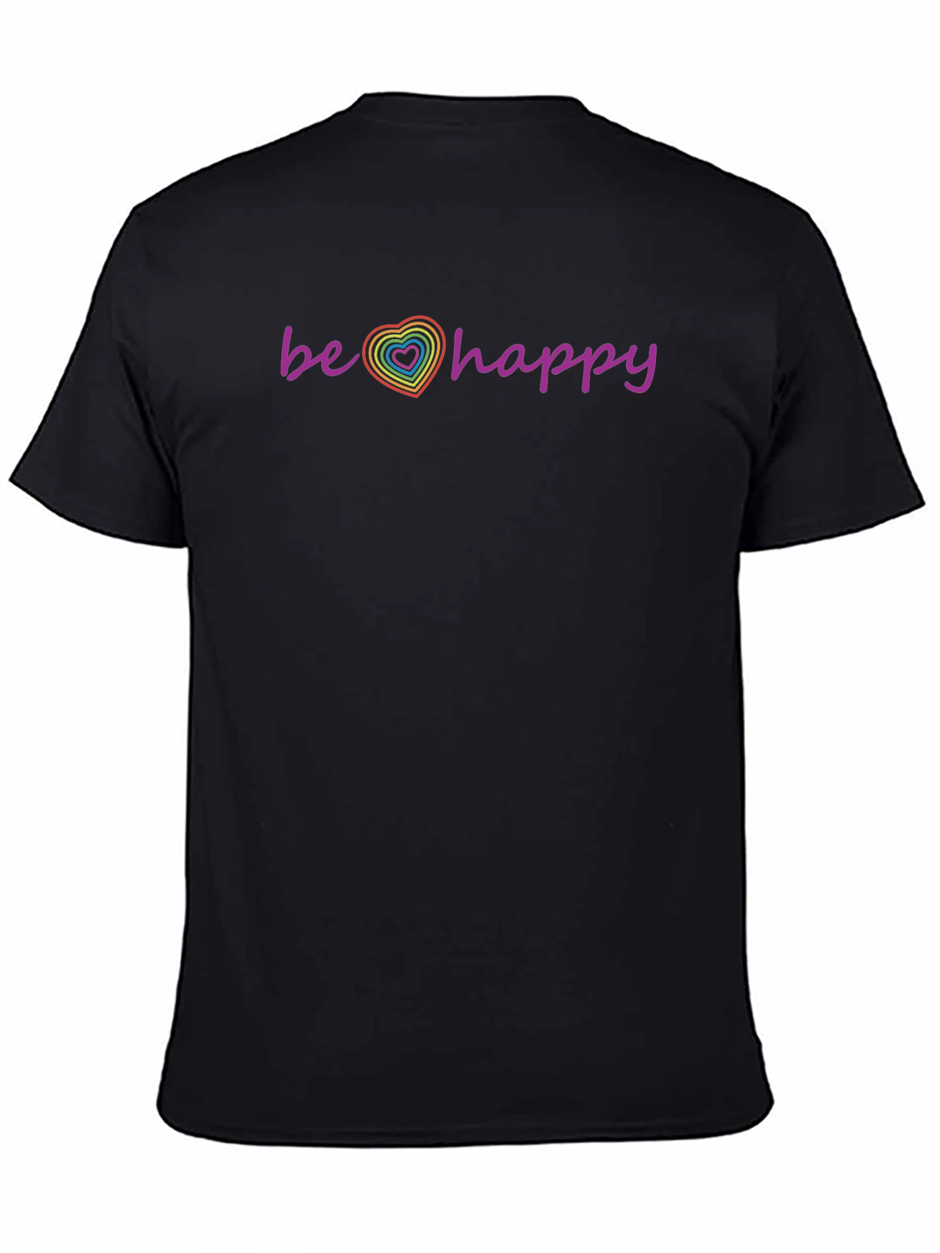 Be Happy Pride Heart T-Shirt