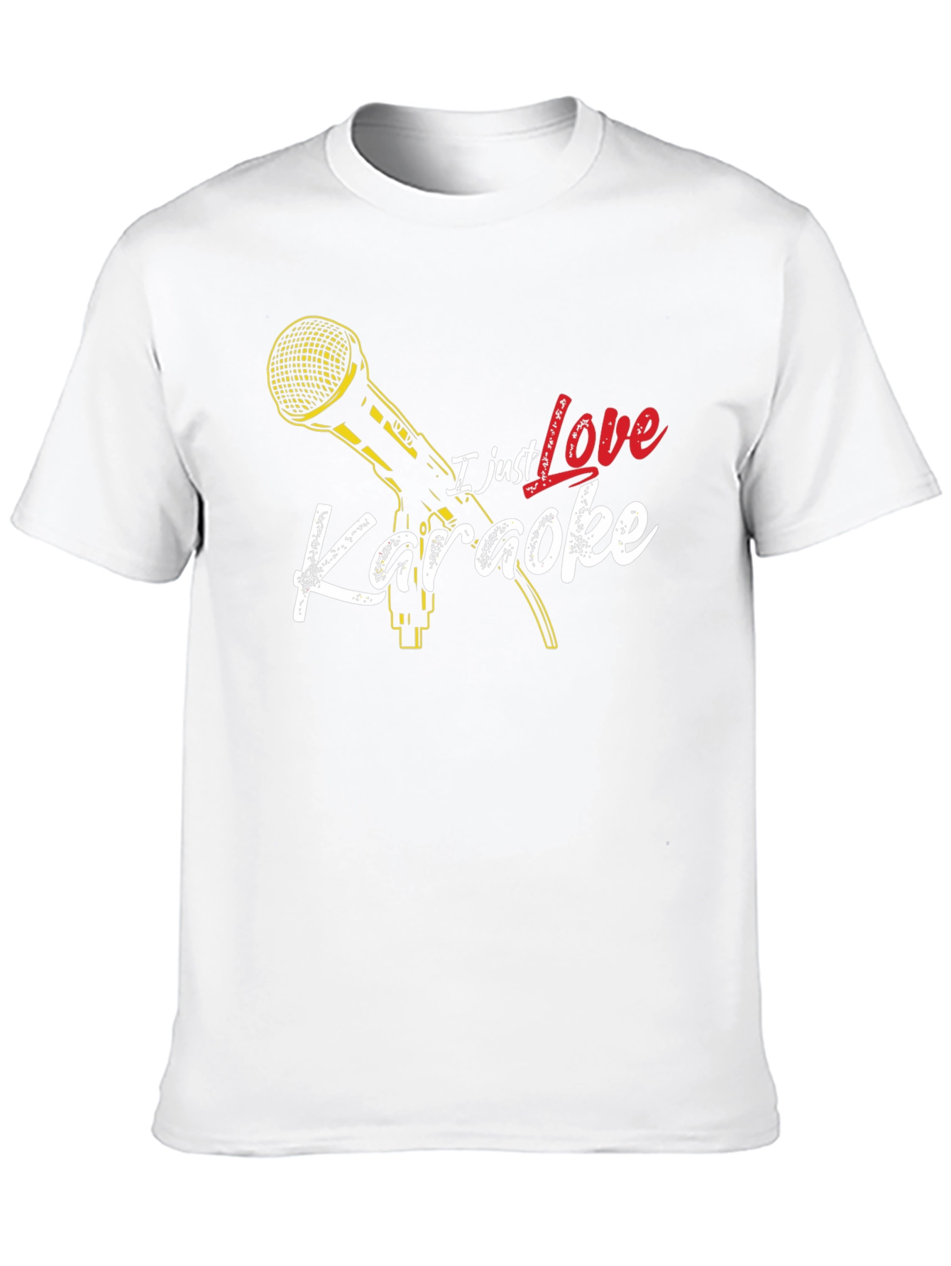 I Love Karaoke Black T-Shirt