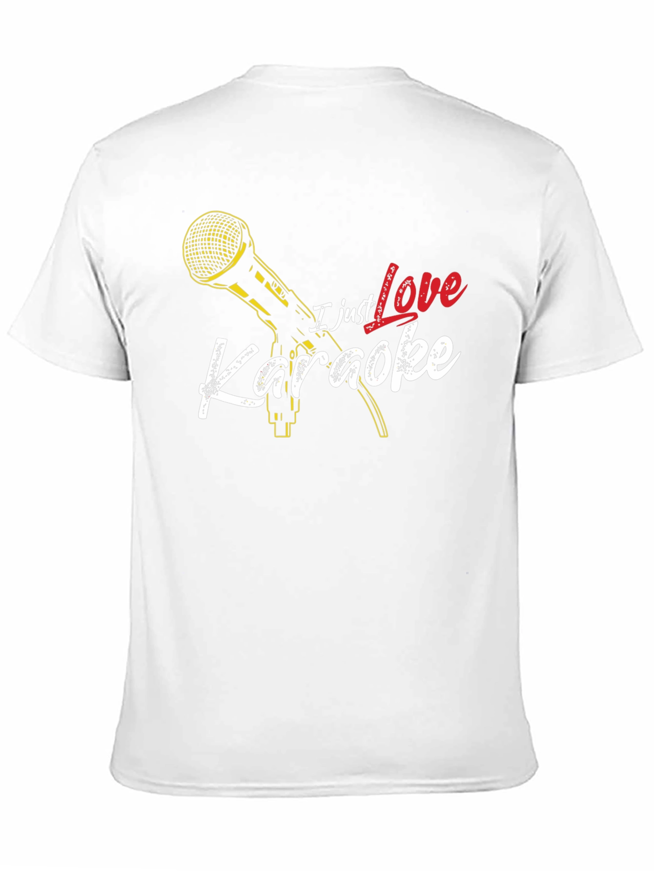 I Love Karaoke Black T-Shirt