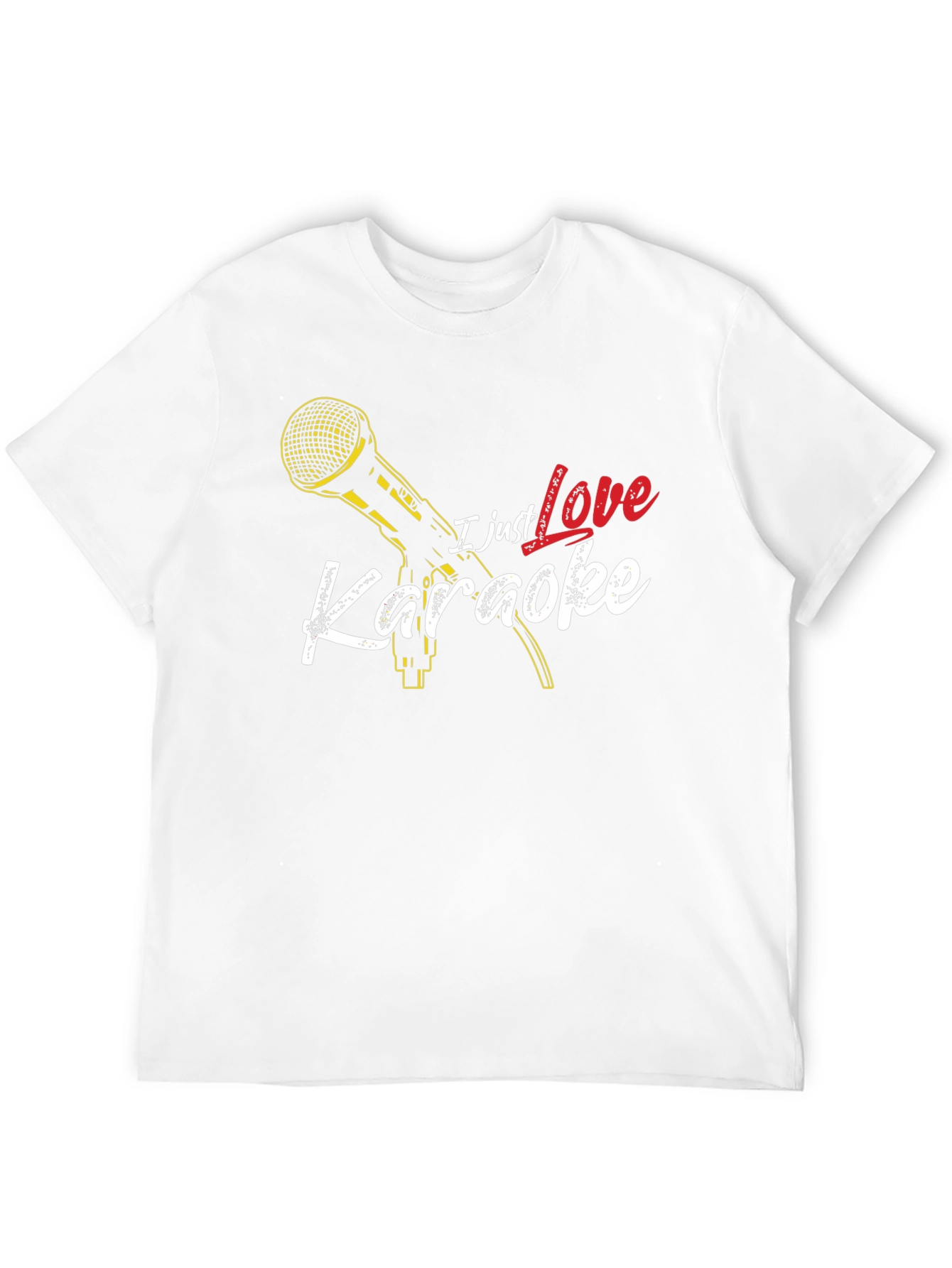 I Love Karaoke Black T-Shirt