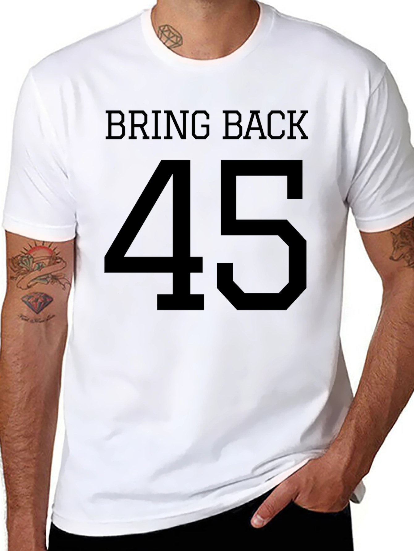 Bring Back 45 Black T-Shirt