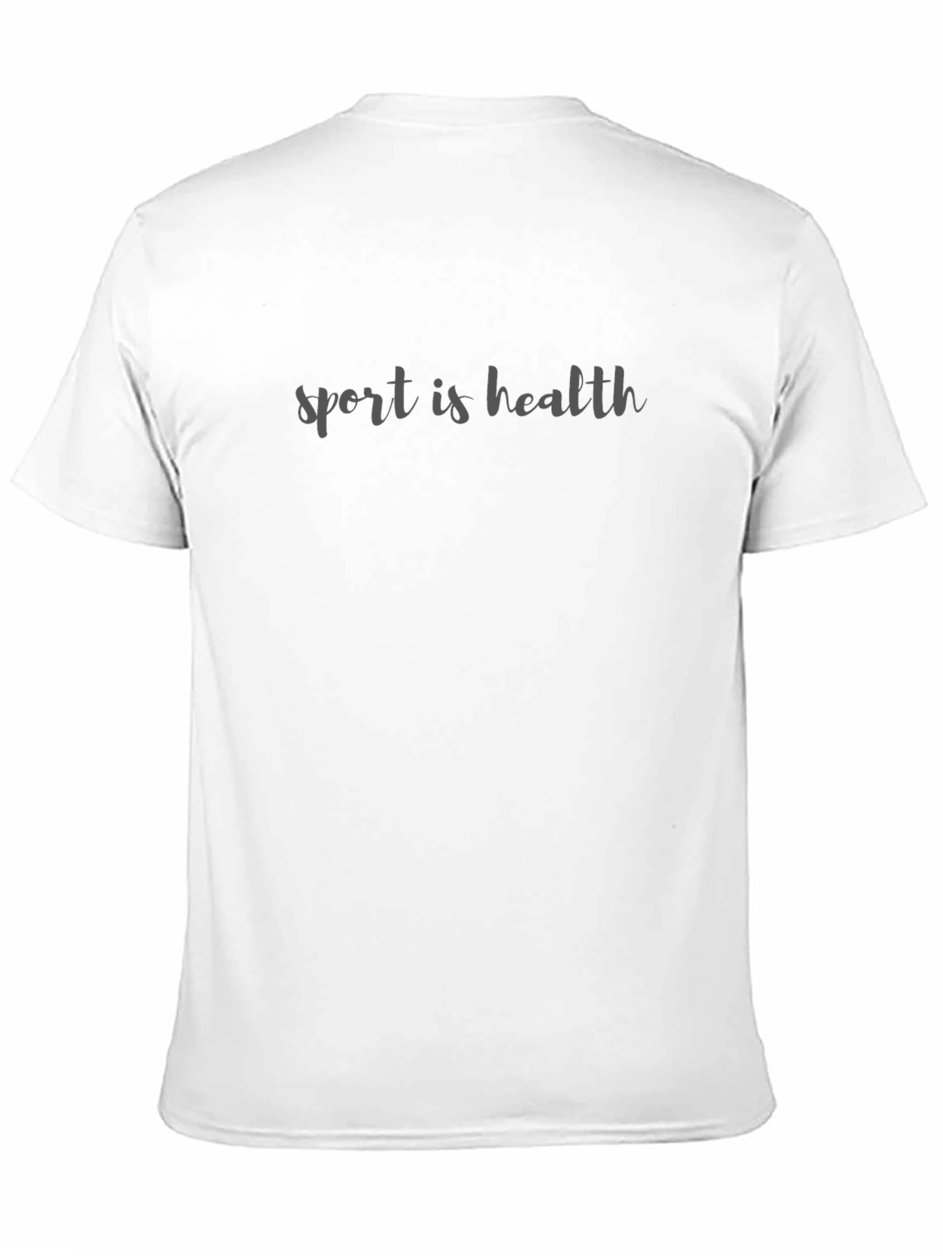 Sport is Health Black T-Shirt