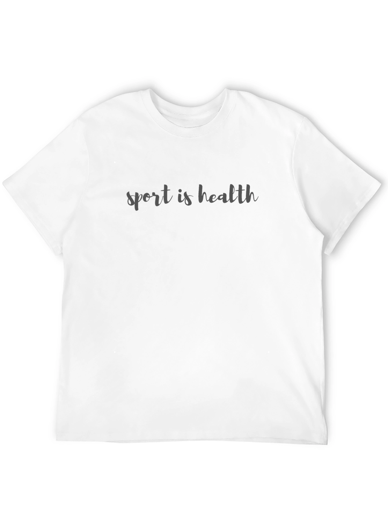 Sport is Health Black T-Shirt