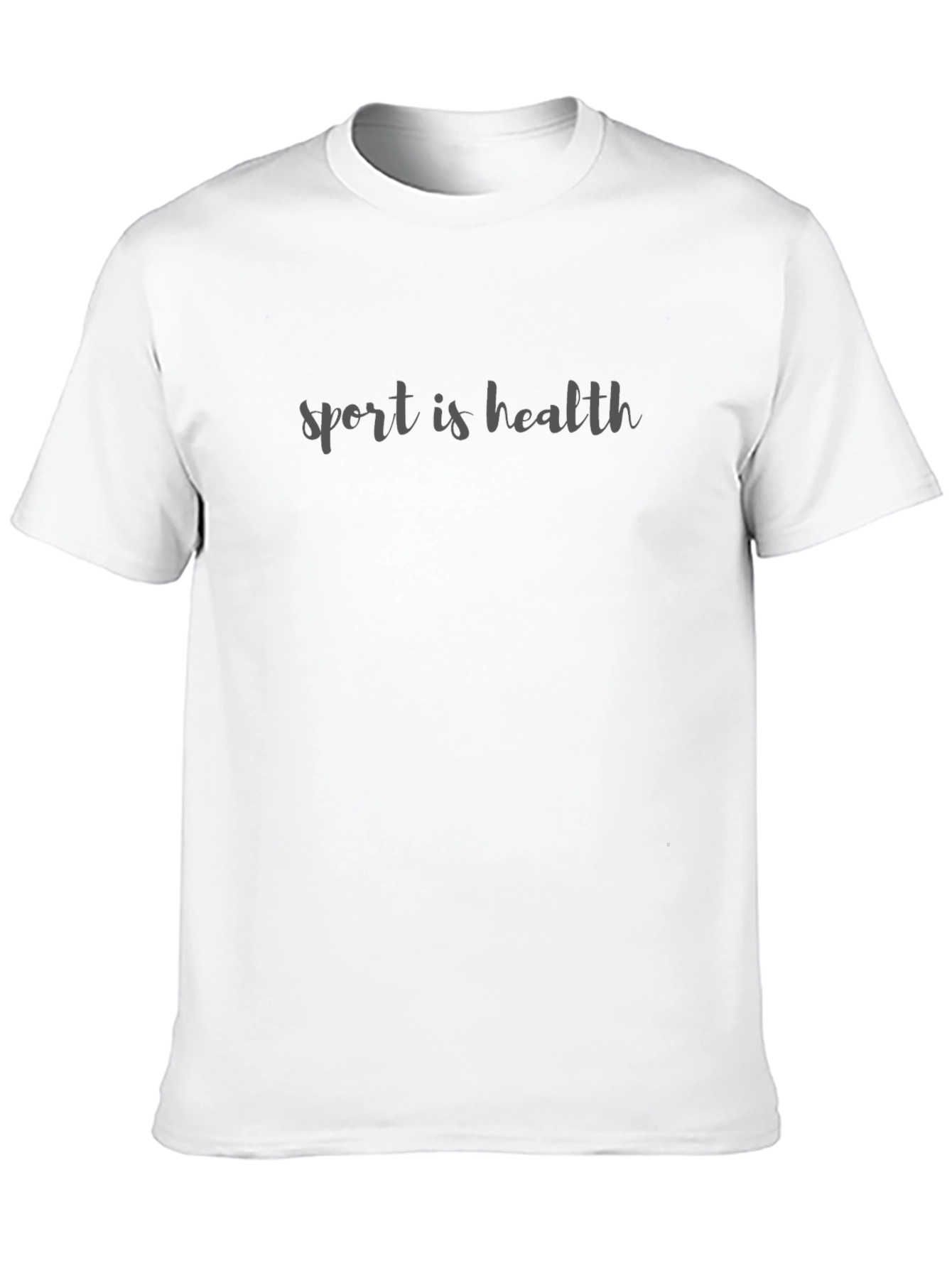 Sport is Health Black T-Shirt
