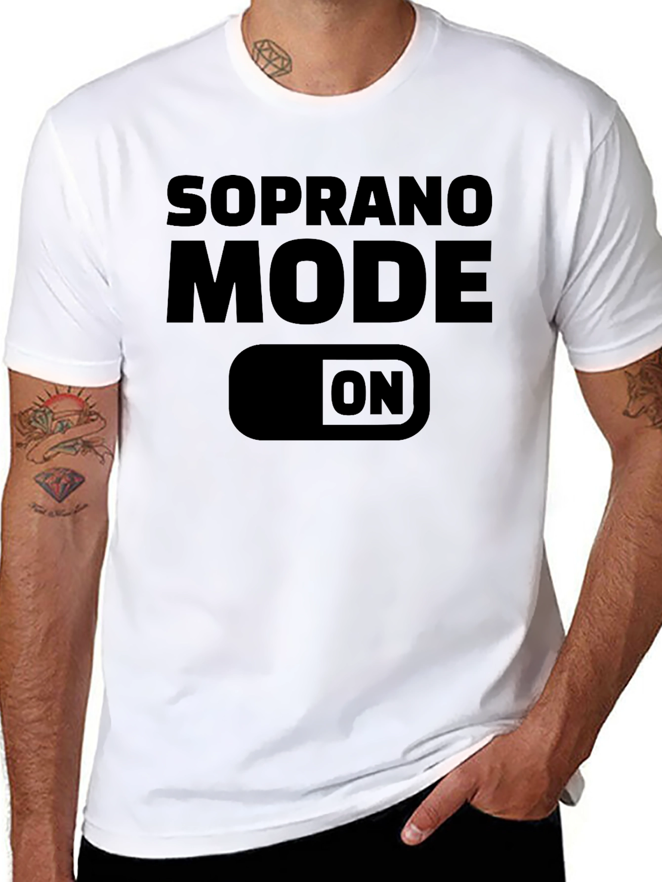 Soprano Mode ON Black T-Shirt
