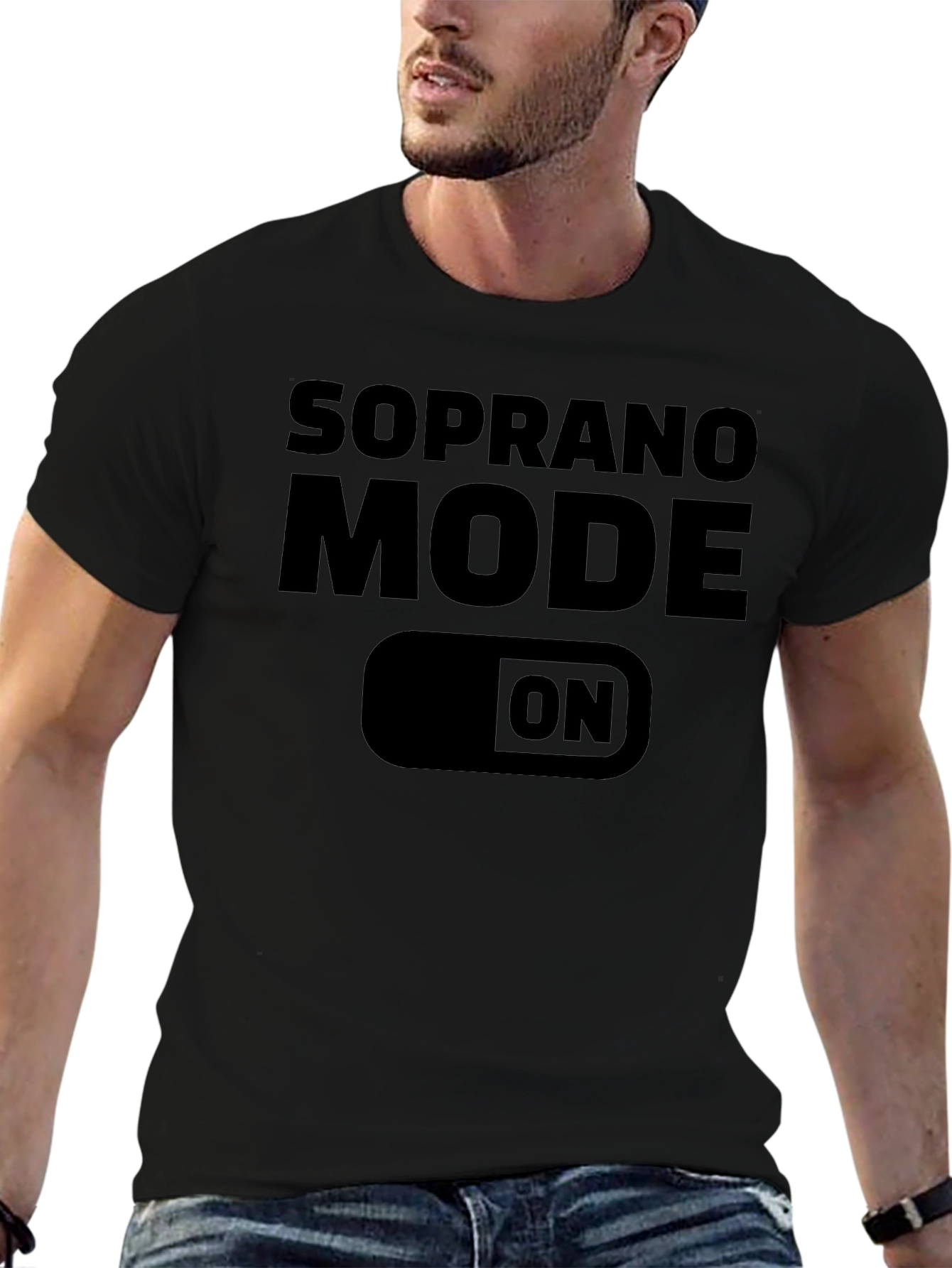 Soprano Mode ON Black T-Shirt