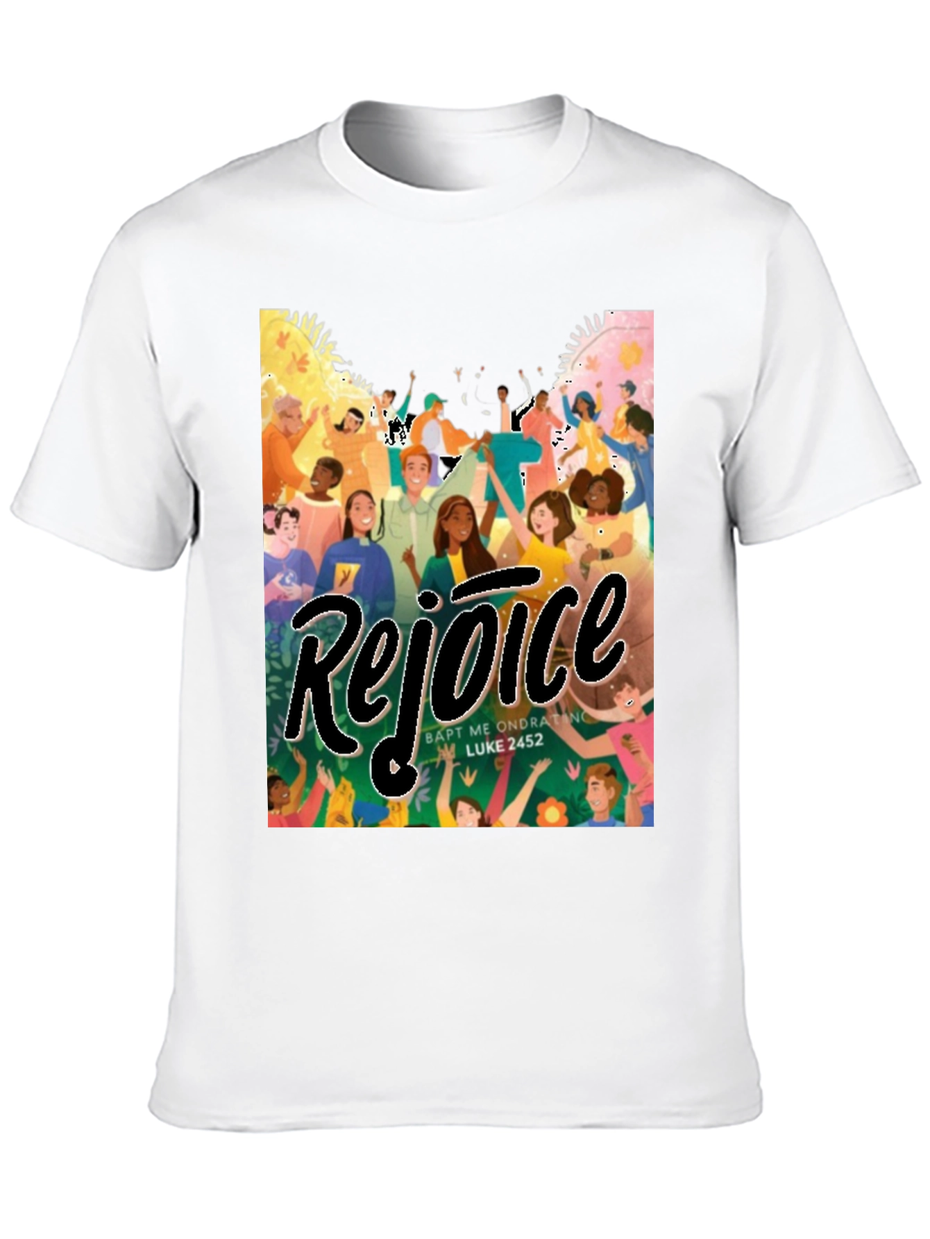Rejoice Graphic Tee - Soft Cotton Blend