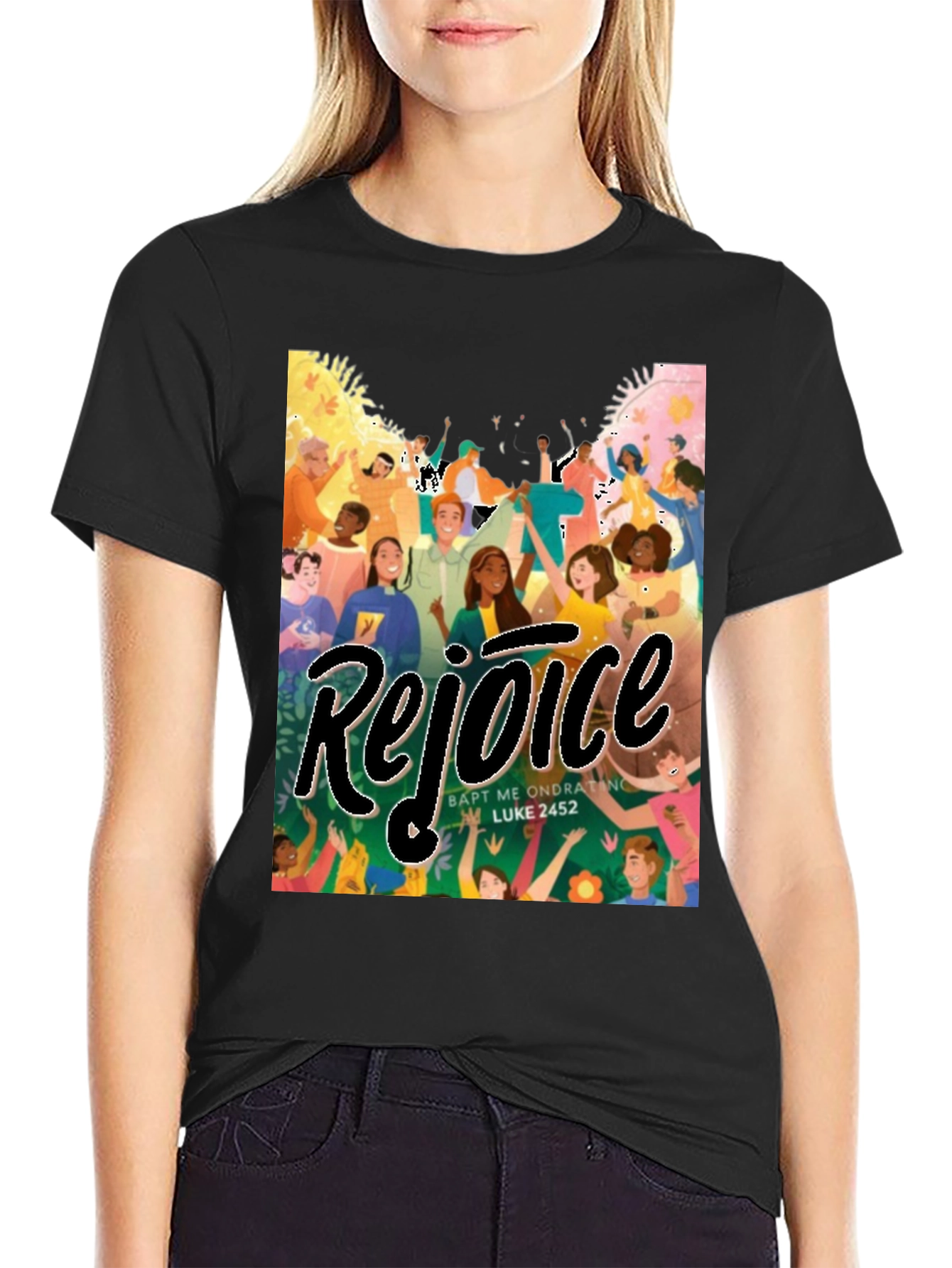 Rejoice Graphic Tee - Soft Cotton Blend