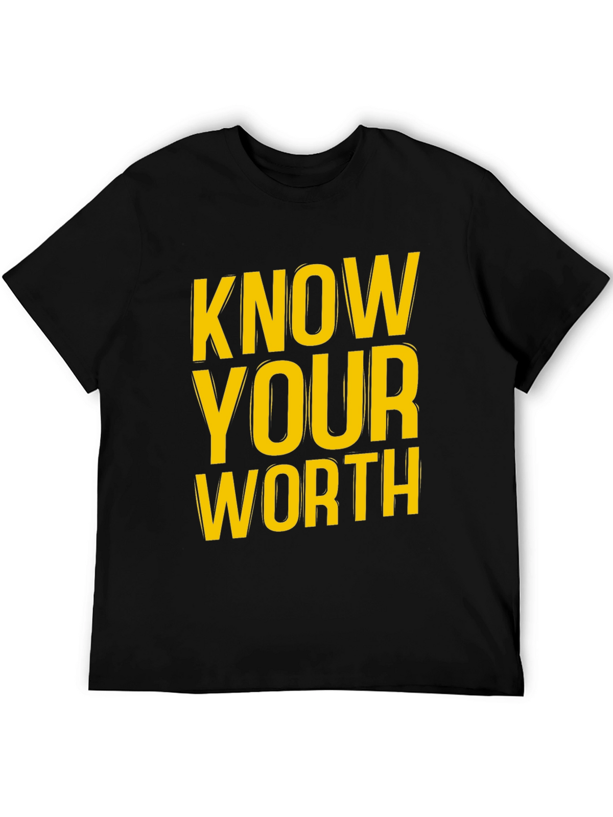 Know Your Worth Graphic Print T-Shirt