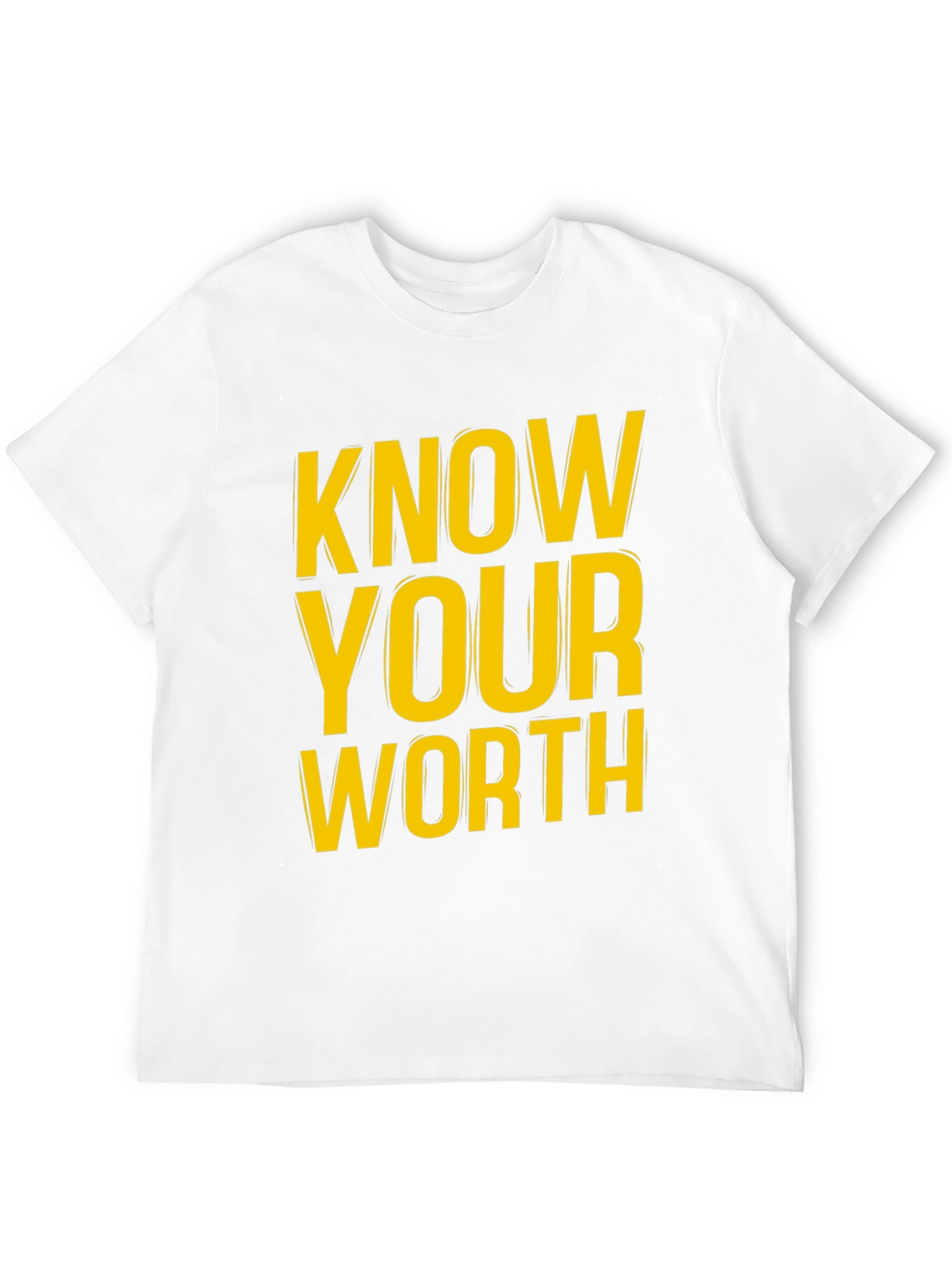 Know Your Worth Graphic Print T-Shirt