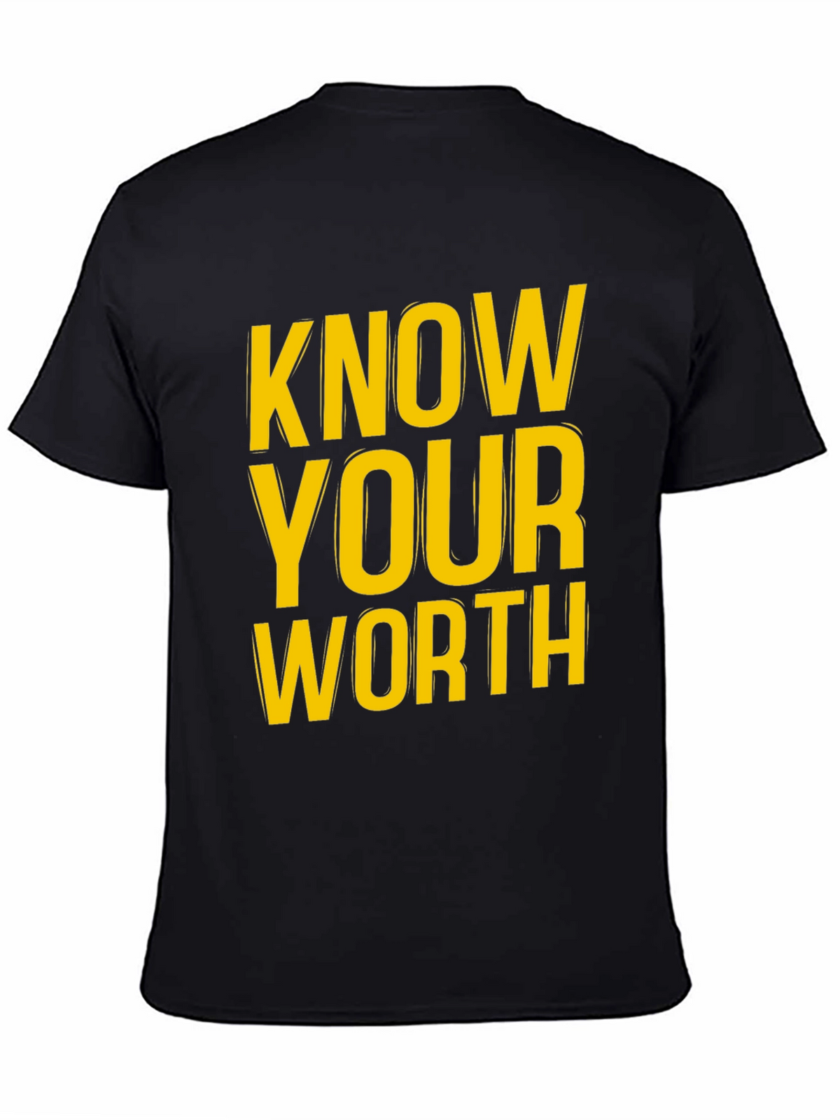 Know Your Worth Graphic Print T-Shirt