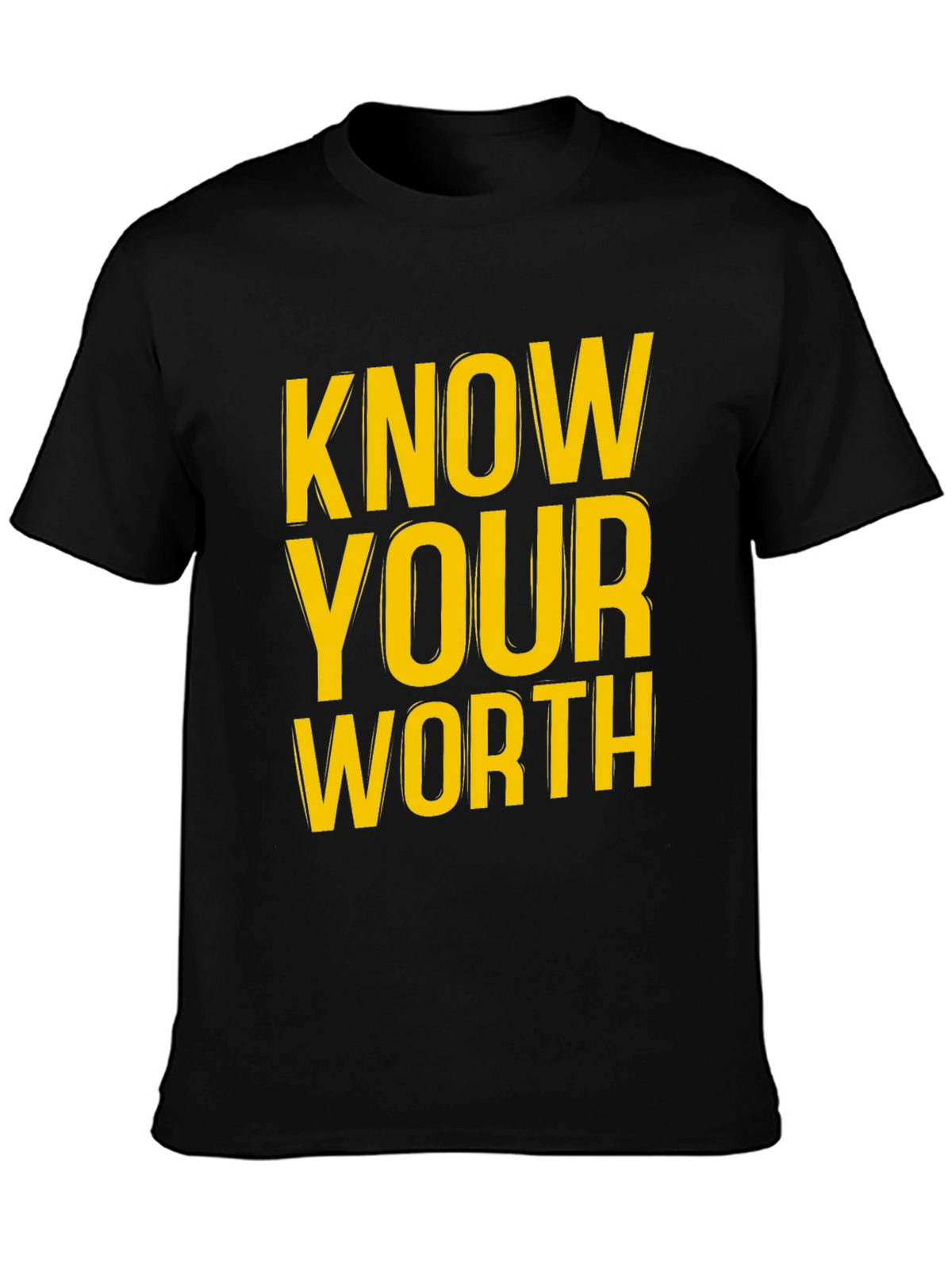 Know Your Worth Graphic Print T-Shirt