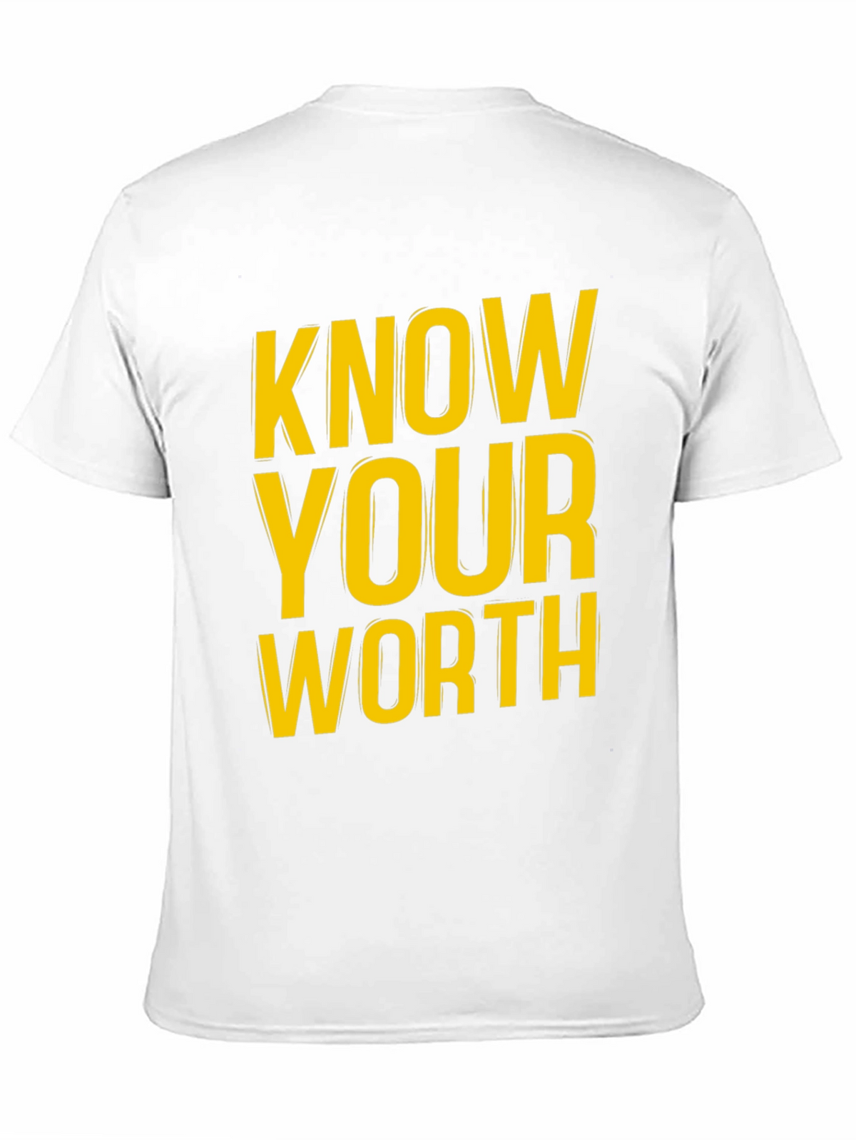 Know Your Worth Graphic Print T-Shirt