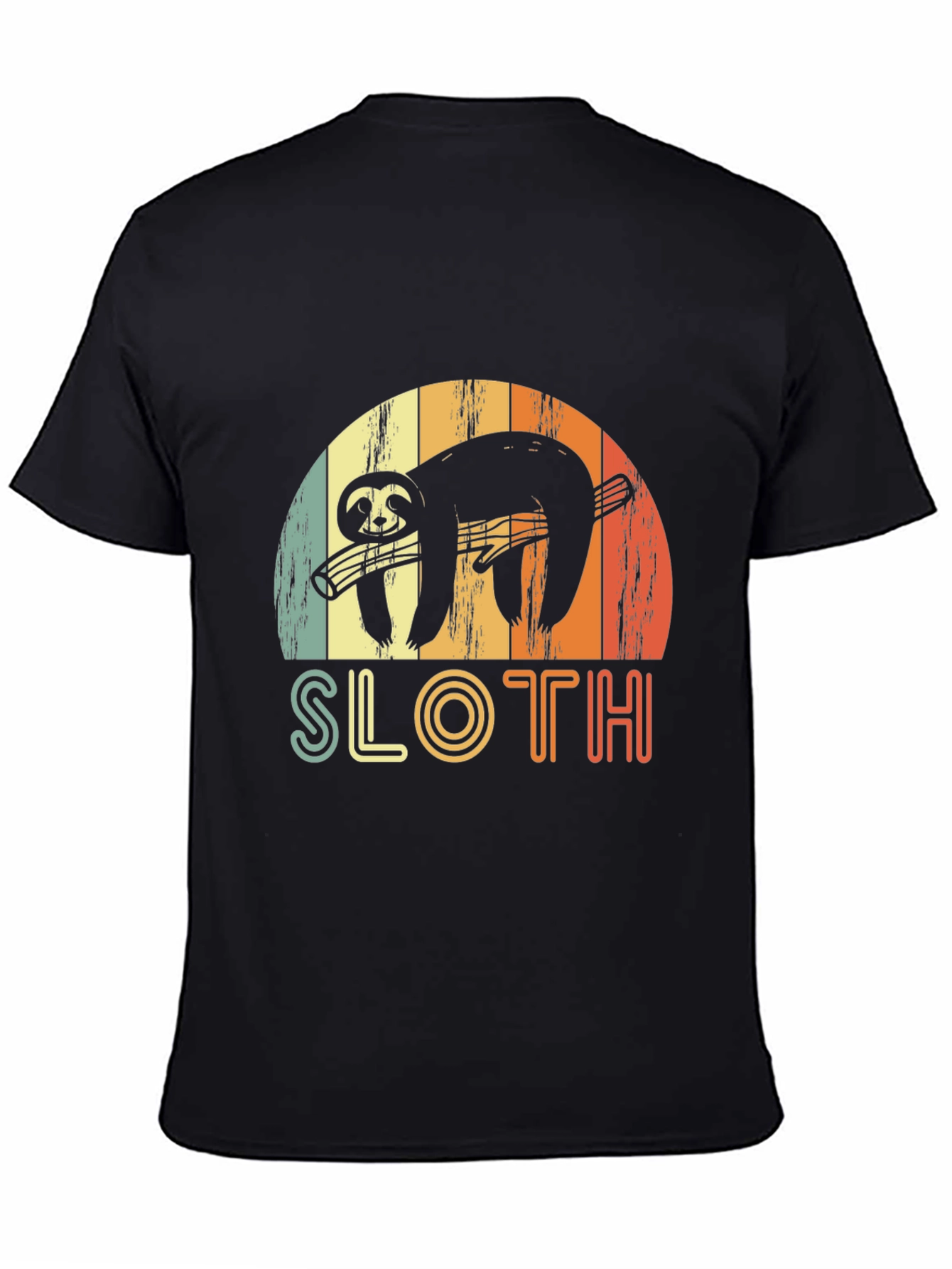 Retro Sloth Guitar T-Shirt