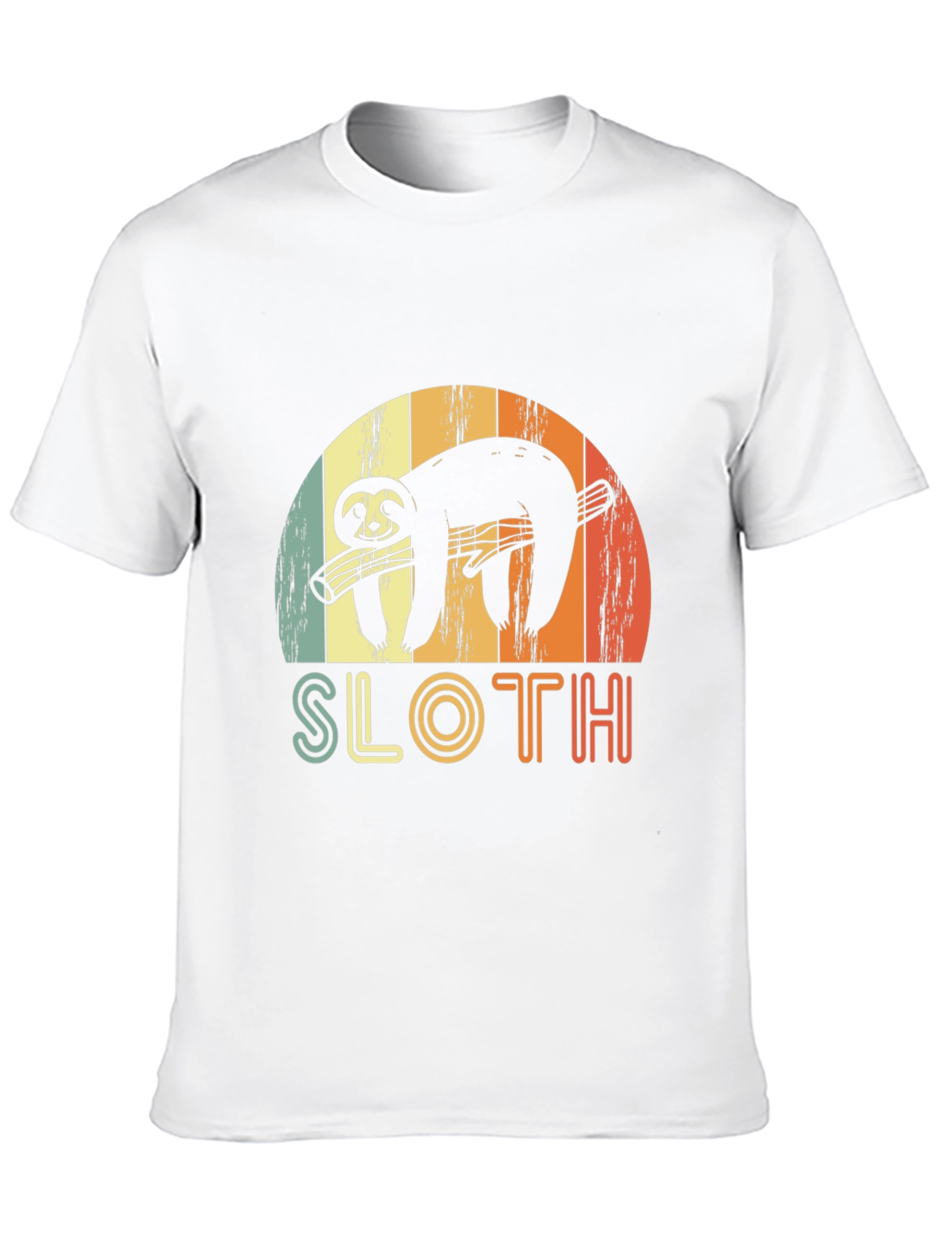 Retro Sloth Guitar T-Shirt
