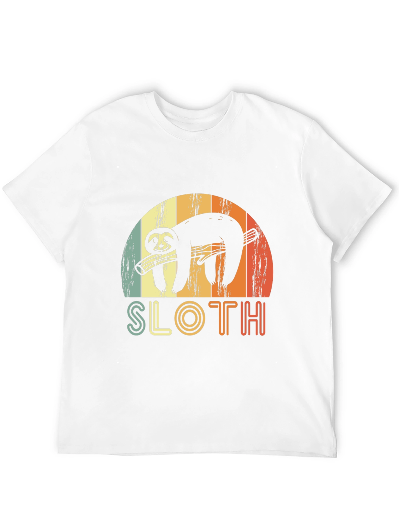 Retro Sloth Guitar T-Shirt