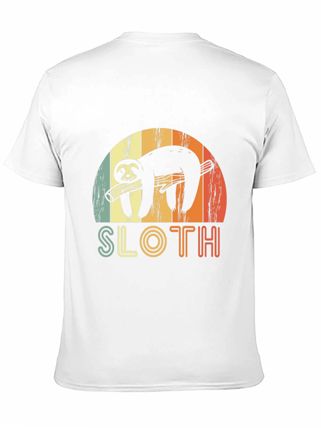 Retro Sloth Guitar T-Shirt