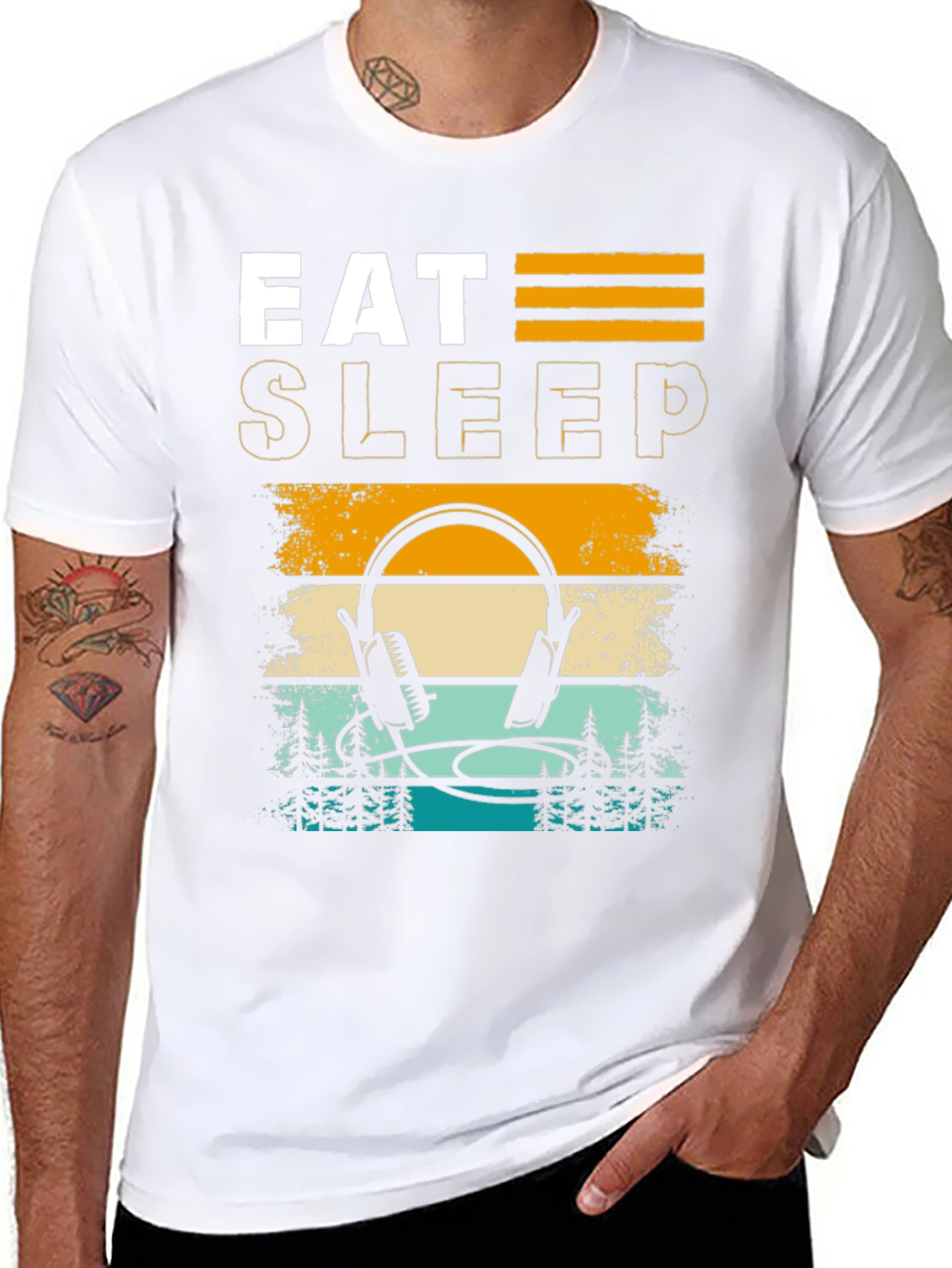 Eat Sleep Detect Metal Detecting Hobby T-Shirt