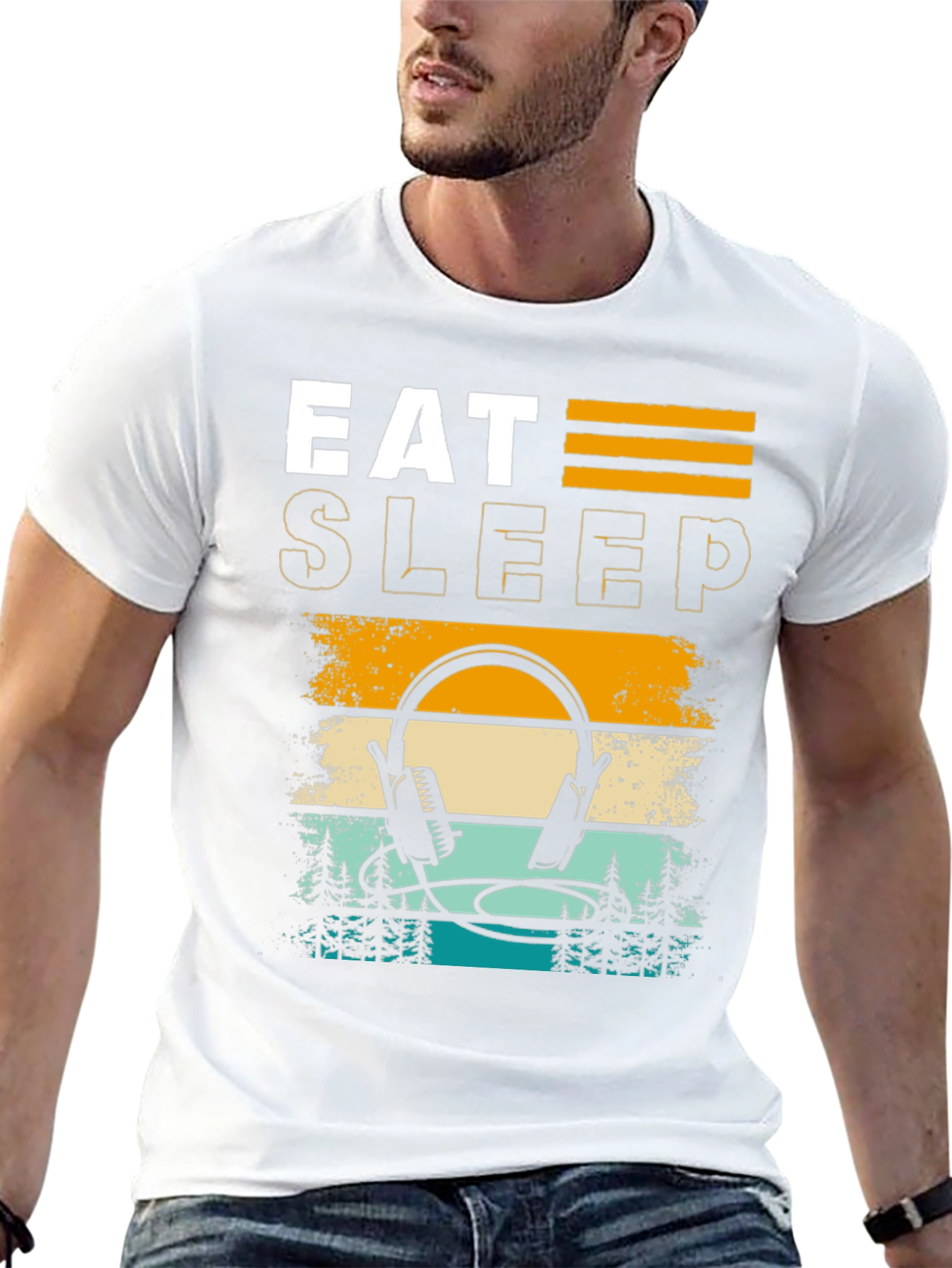 Eat Sleep Detect Metal Detecting Hobby T-Shirt