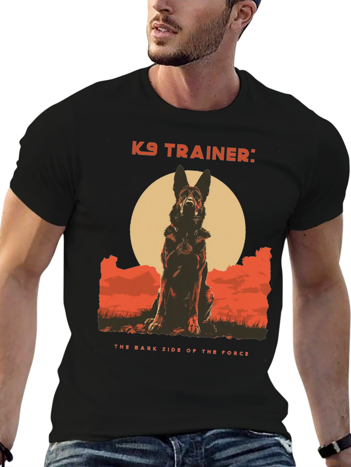 K9 Trainer Dog Graphic Tee - The Bark Side