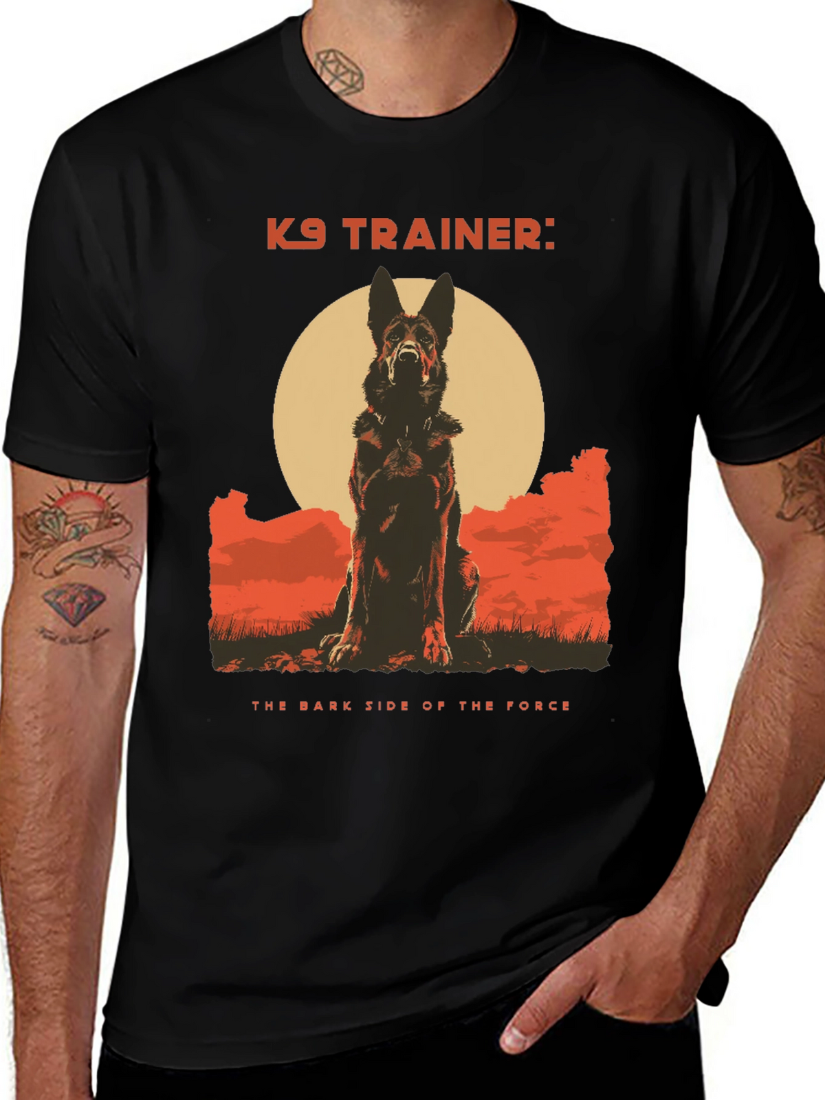 K9 Trainer Dog Graphic Tee - The Bark Side