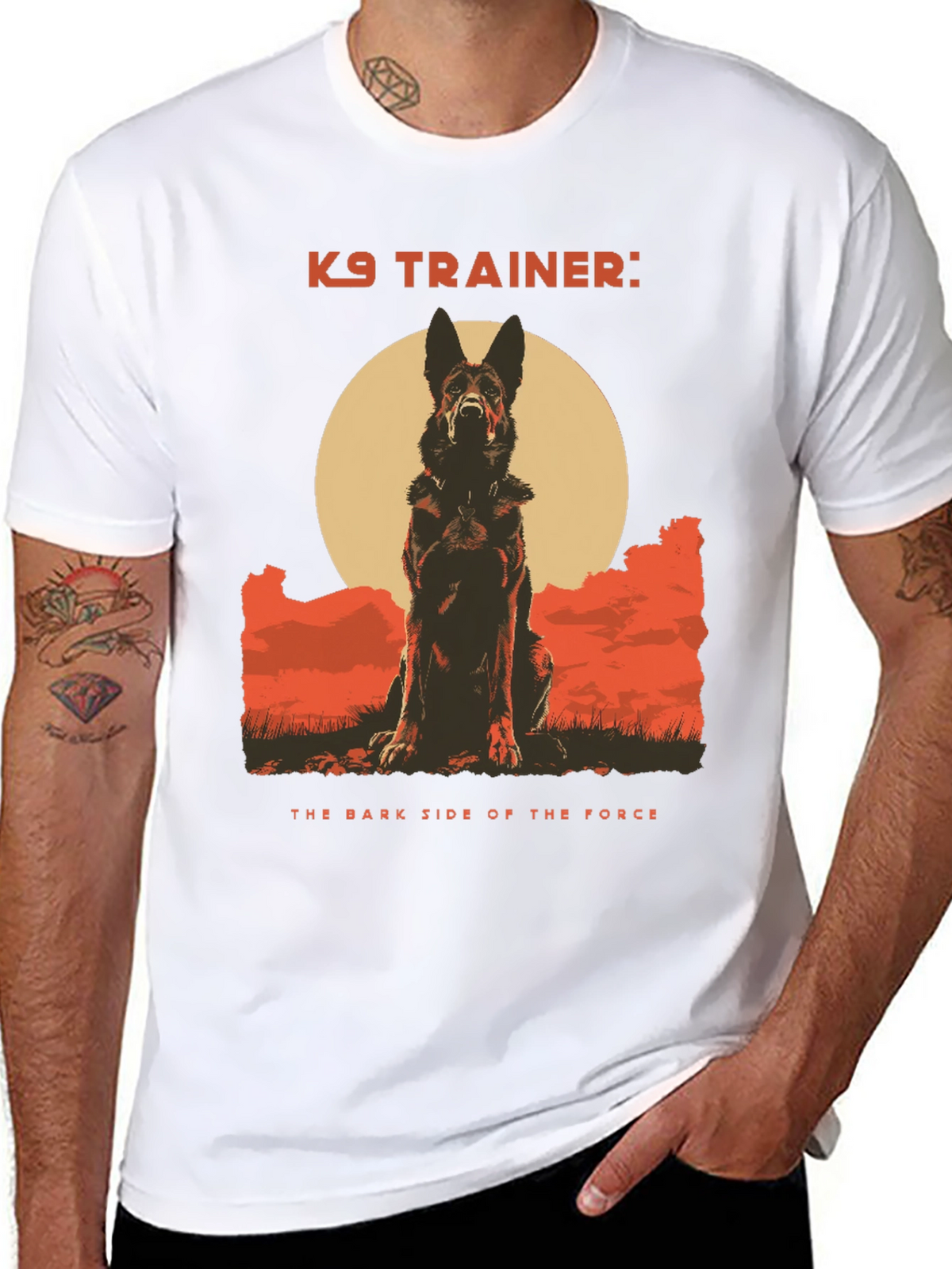 K9 Trainer Dog Graphic Tee - The Bark Side