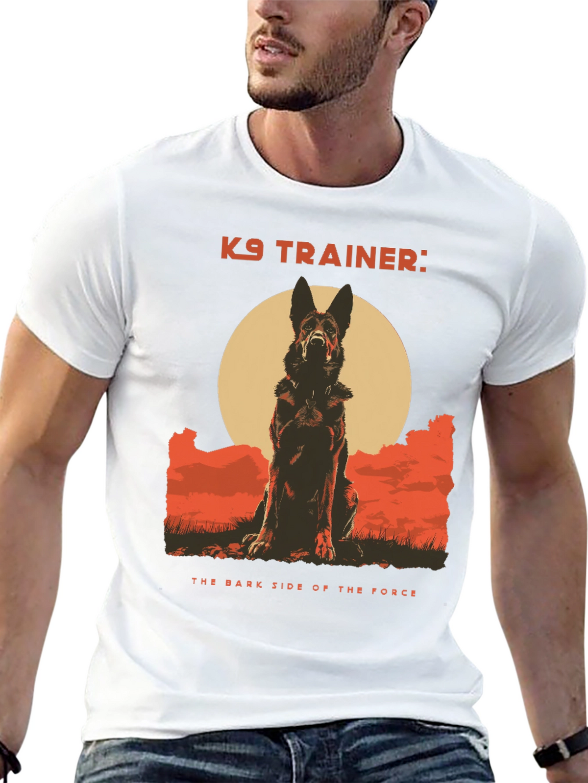 K9 Trainer Dog Graphic Tee - The Bark Side