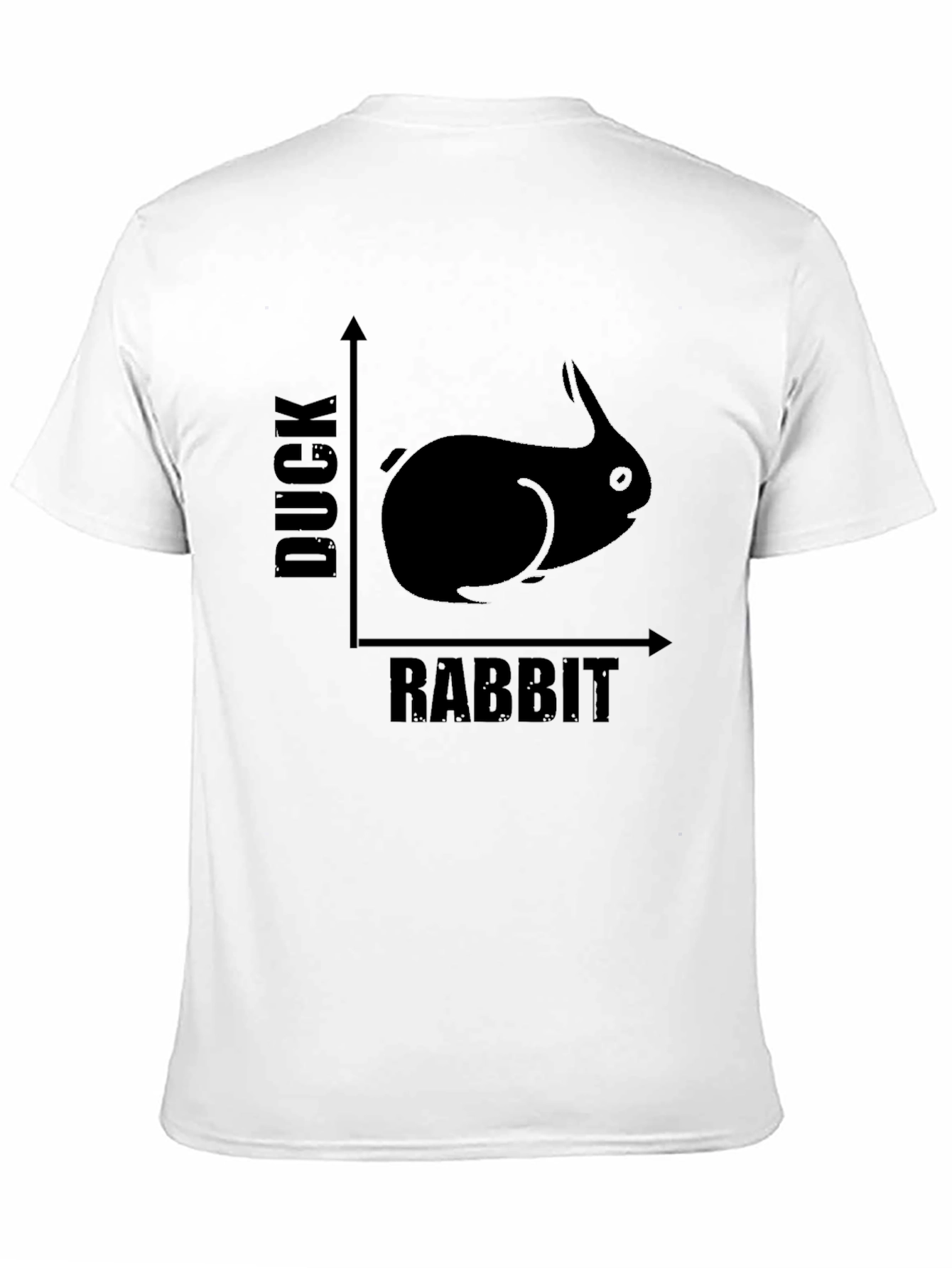 Duck Rabbit Illusion T-Shirt - Funny Optical Graphic Tee